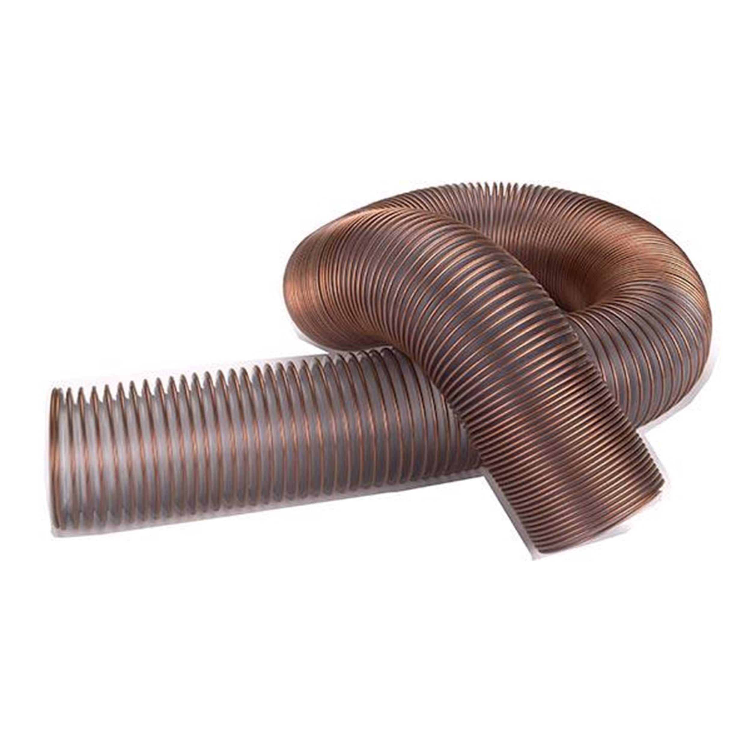 Flexadux R-4 Stretch Dust Collection Hose – 2-1/2″ x 12′ – Clear
