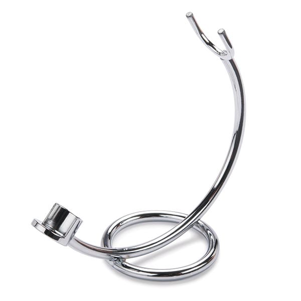 Pen and Razor Display Stand with Oval Base – Chrome