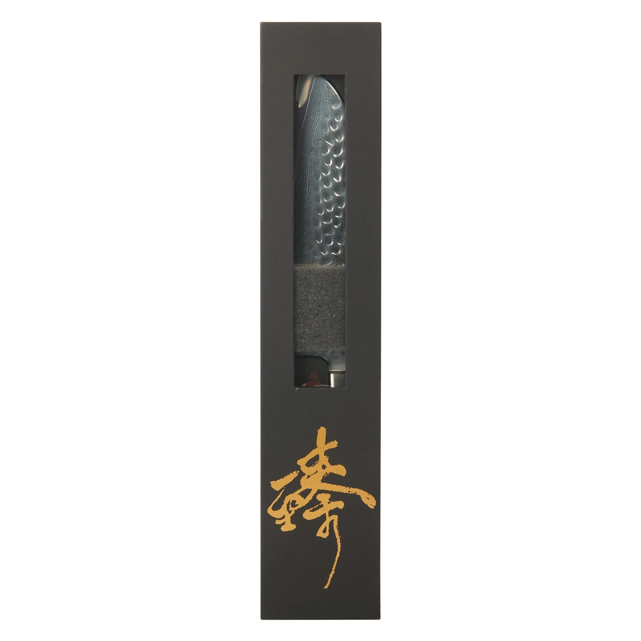 Santoku Knife for Mincing Slicing and Dicing Vegetables -  Damascus - 11-3/4" - Unfinished Kit - Image 2