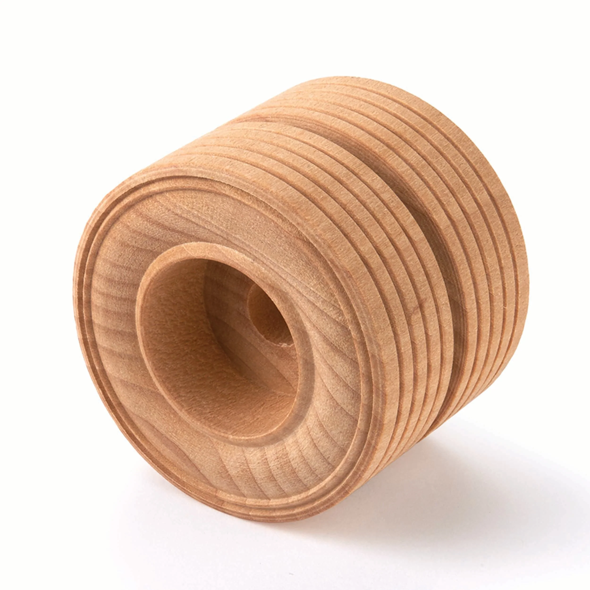 Wooden Dual Truck Wheels – 2″ Diameter – 11/16″ W – 3/8″ Axle Hole