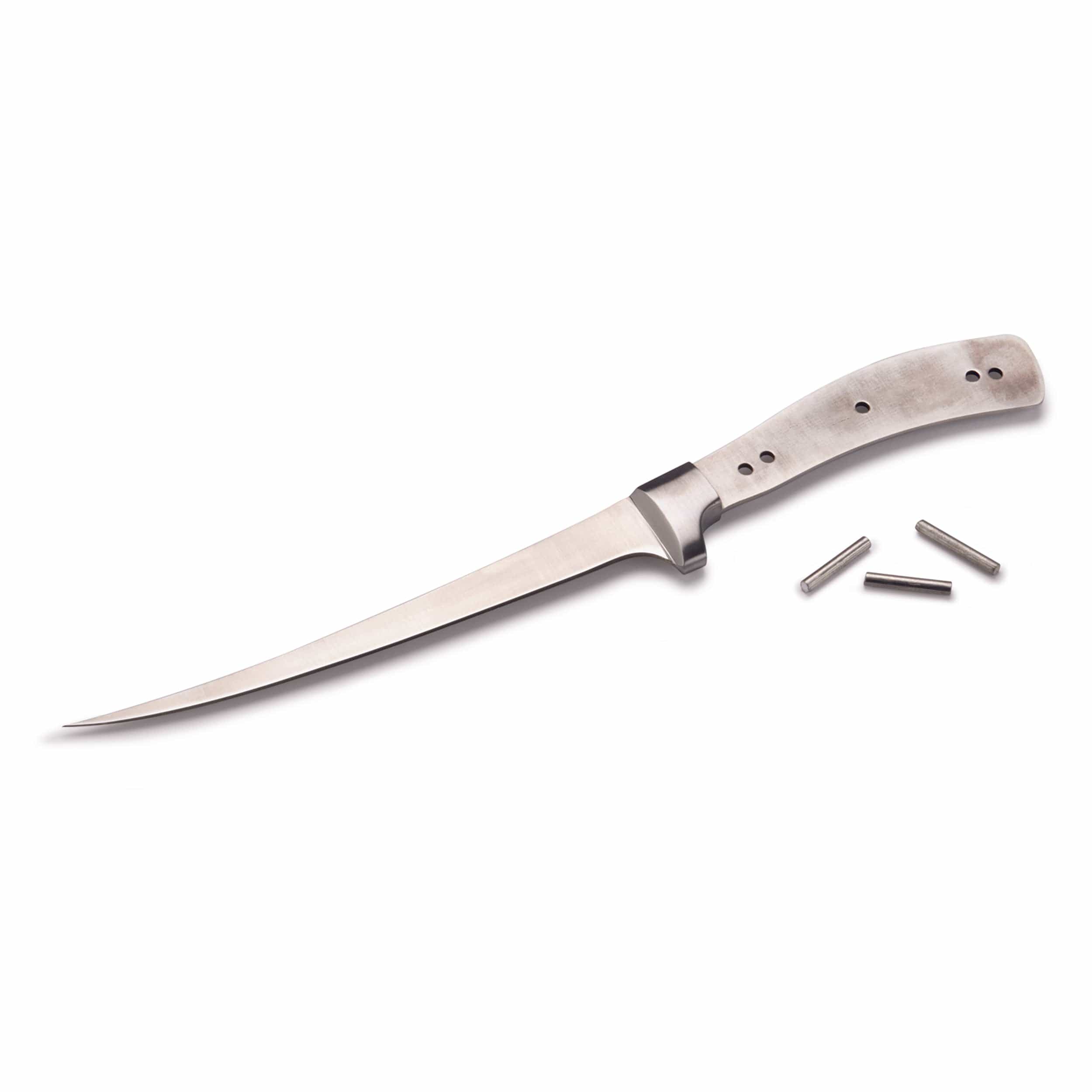 Fillet Knife for Hunting and Fishing – 12″ – SS – Unfinished Kit