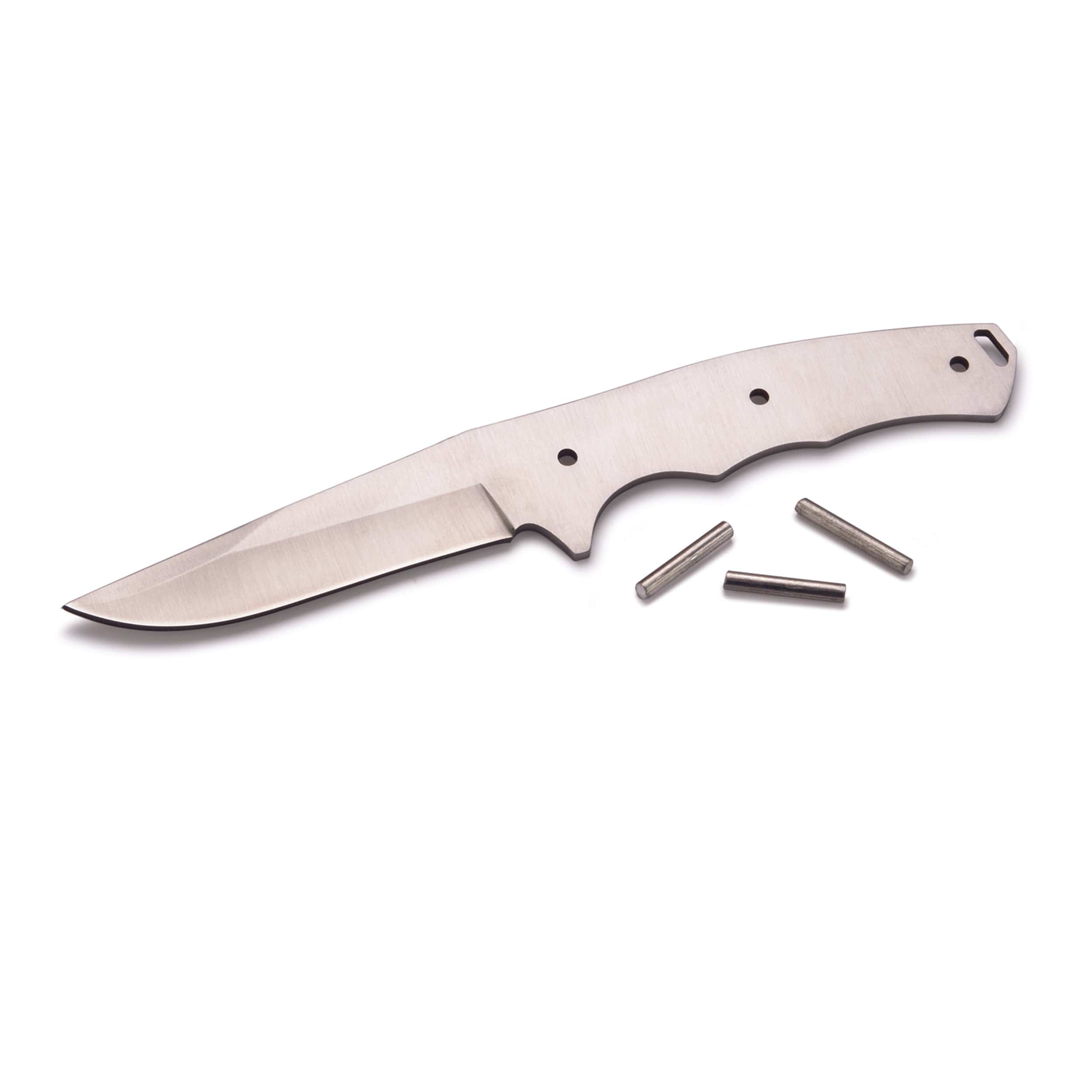 Fixed Blade Drop Point Skinner Knife for Hunting and Fishing – 8″ – Unfinished Kit