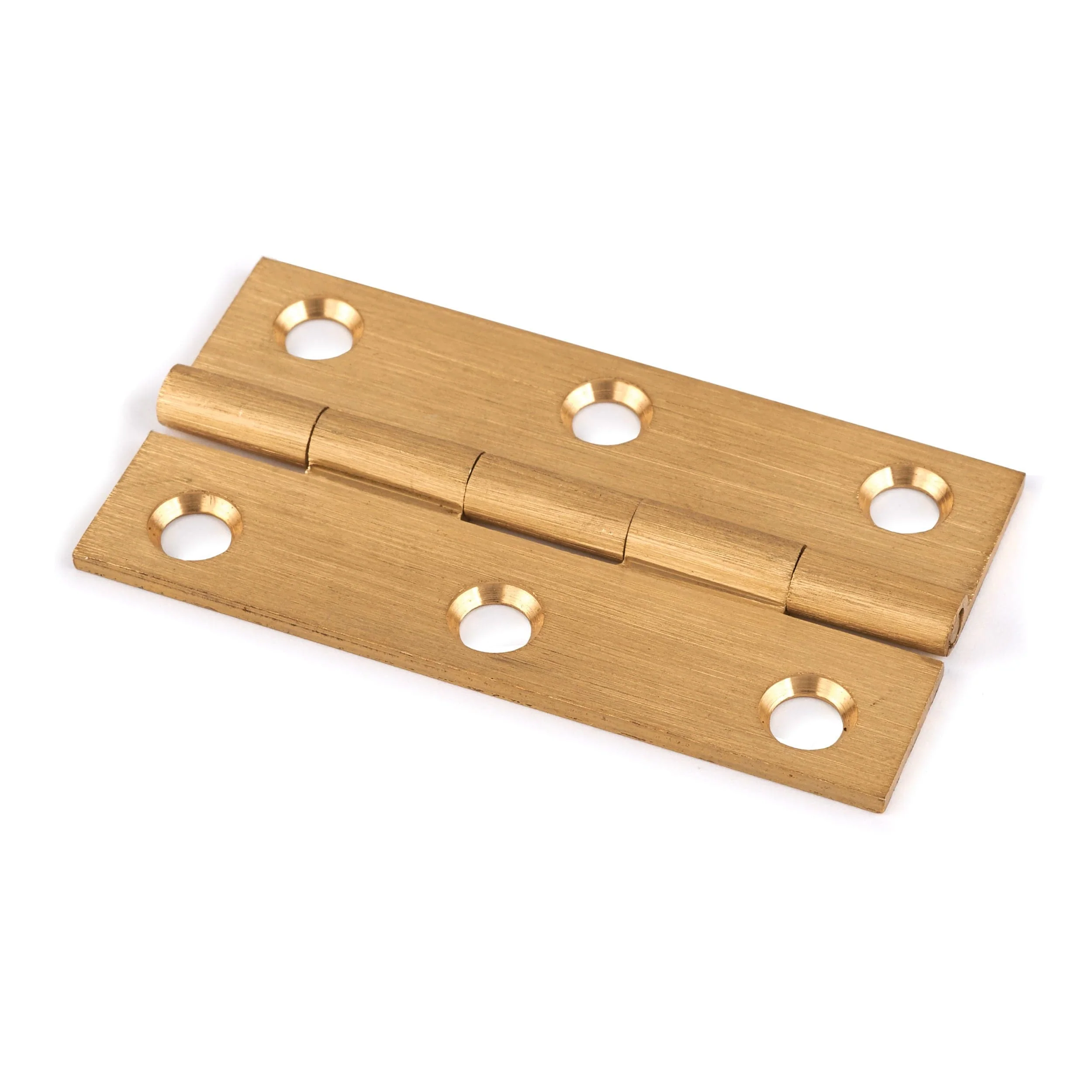 Broad Cabinet Hinge with Screw - Solid Brass - Pair - Image 1