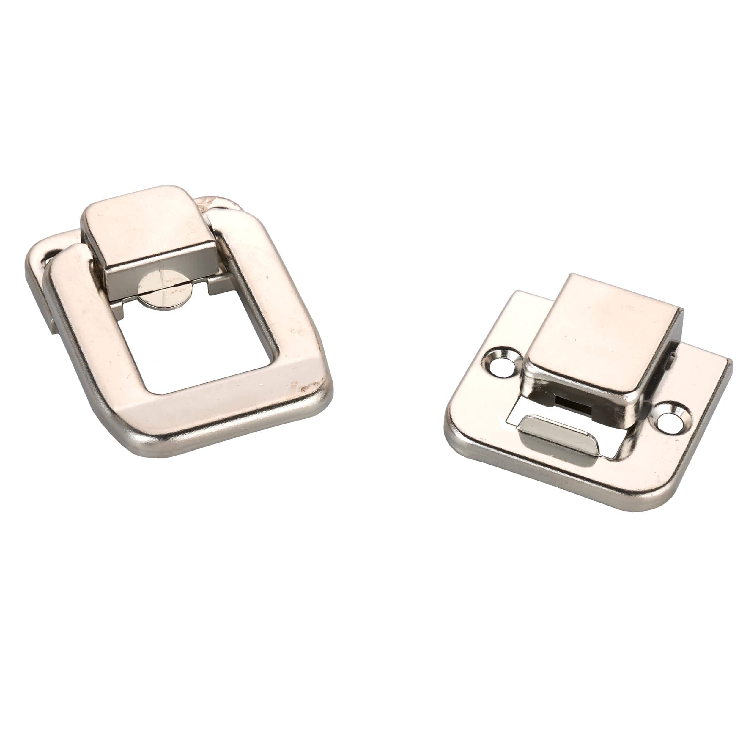 Case Draw Catch with Screws – Nickel Finish