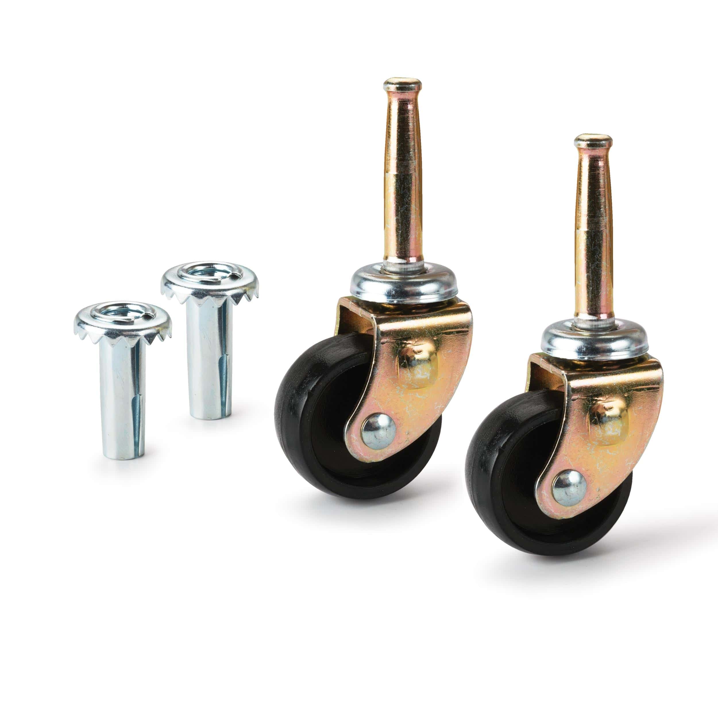 Stem Caster with Socket – 1-1/4″ – 2 Pack