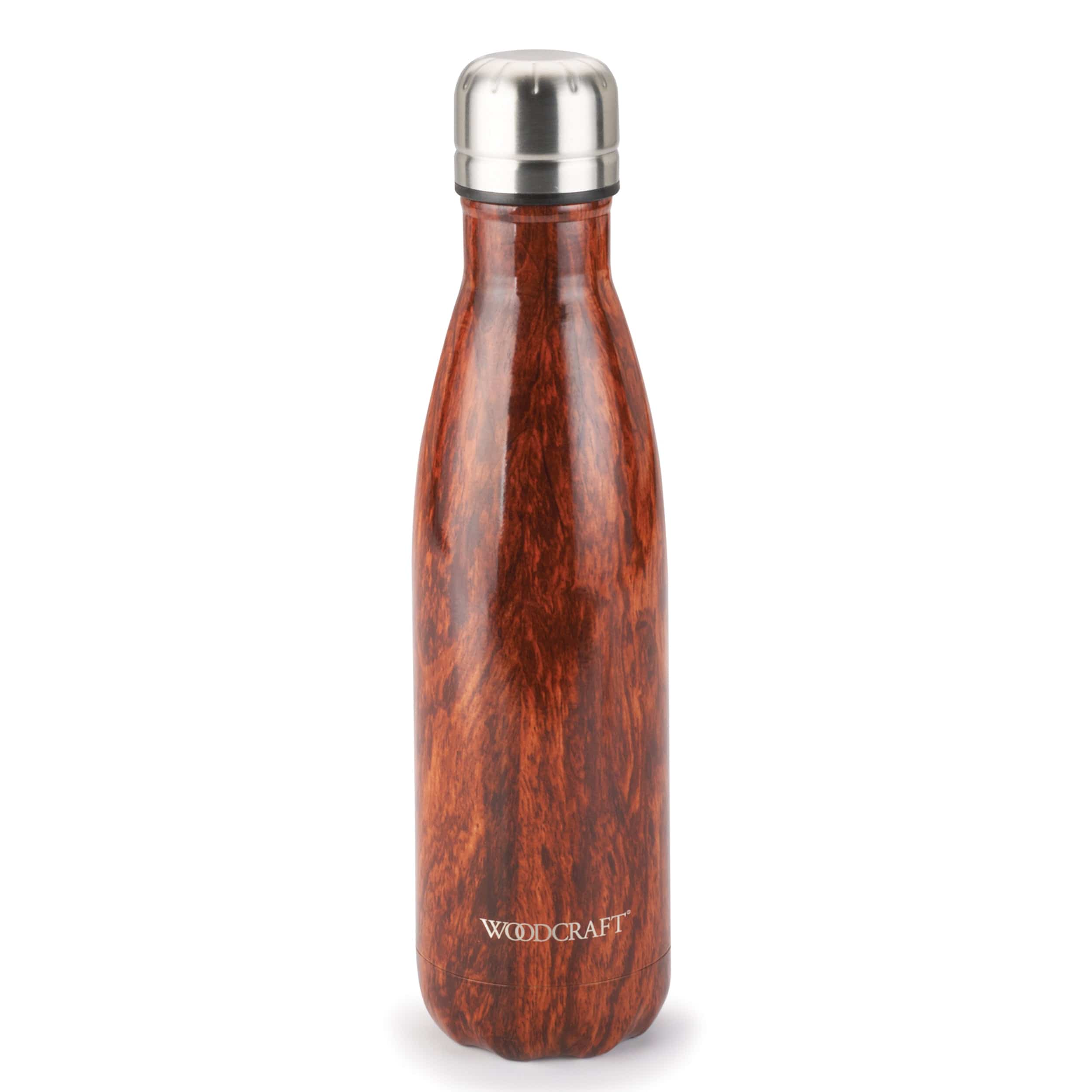Woodgrain Water Bottle – 17 Oz