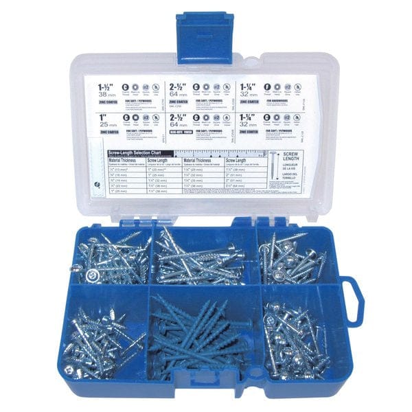 Pocket-Hole Screw Assortments – Square Drive