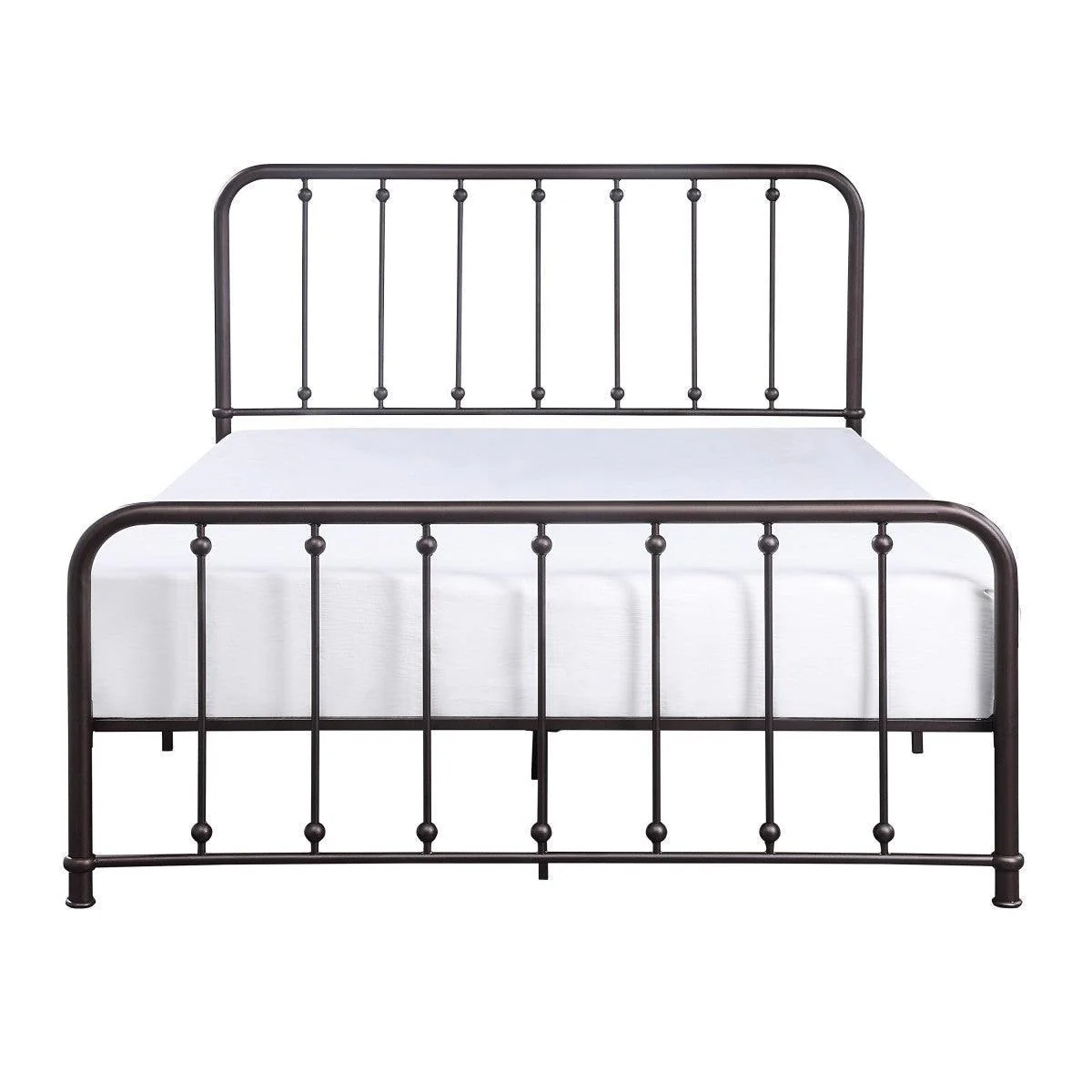 Larkspur Dark Bronze Platform Queen Bed With