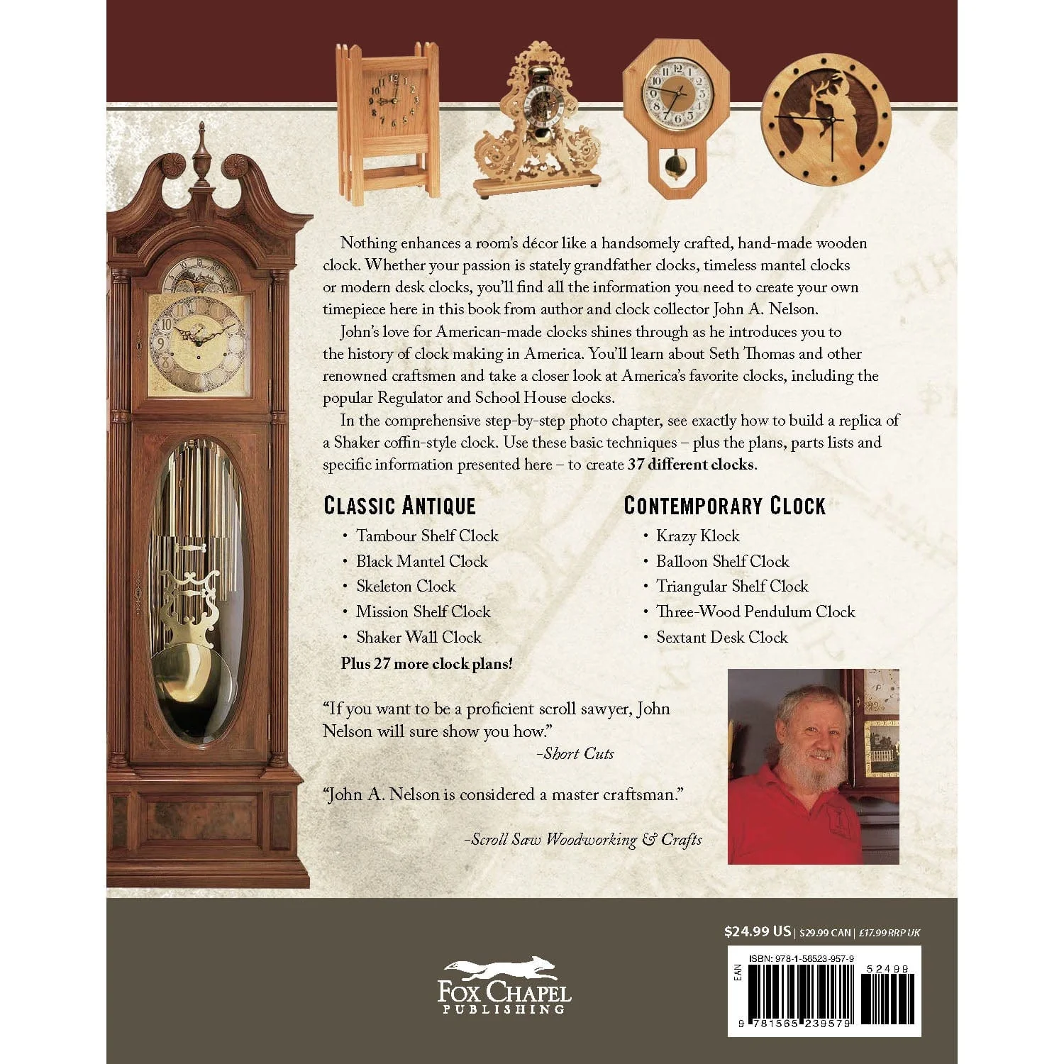 Complete Guide to Making Wooden Clocks, 3rd Edition - Image 2