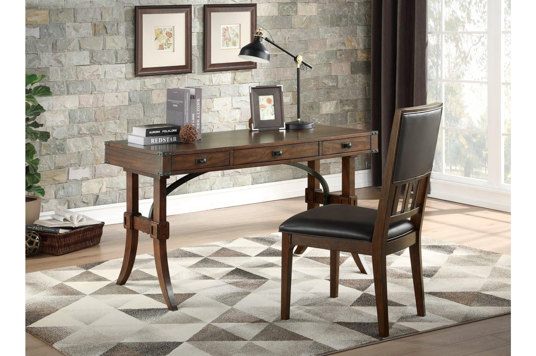Frazier Park Brown Cherry Upholstered Storage Plarform Bedroom Set - Image 3