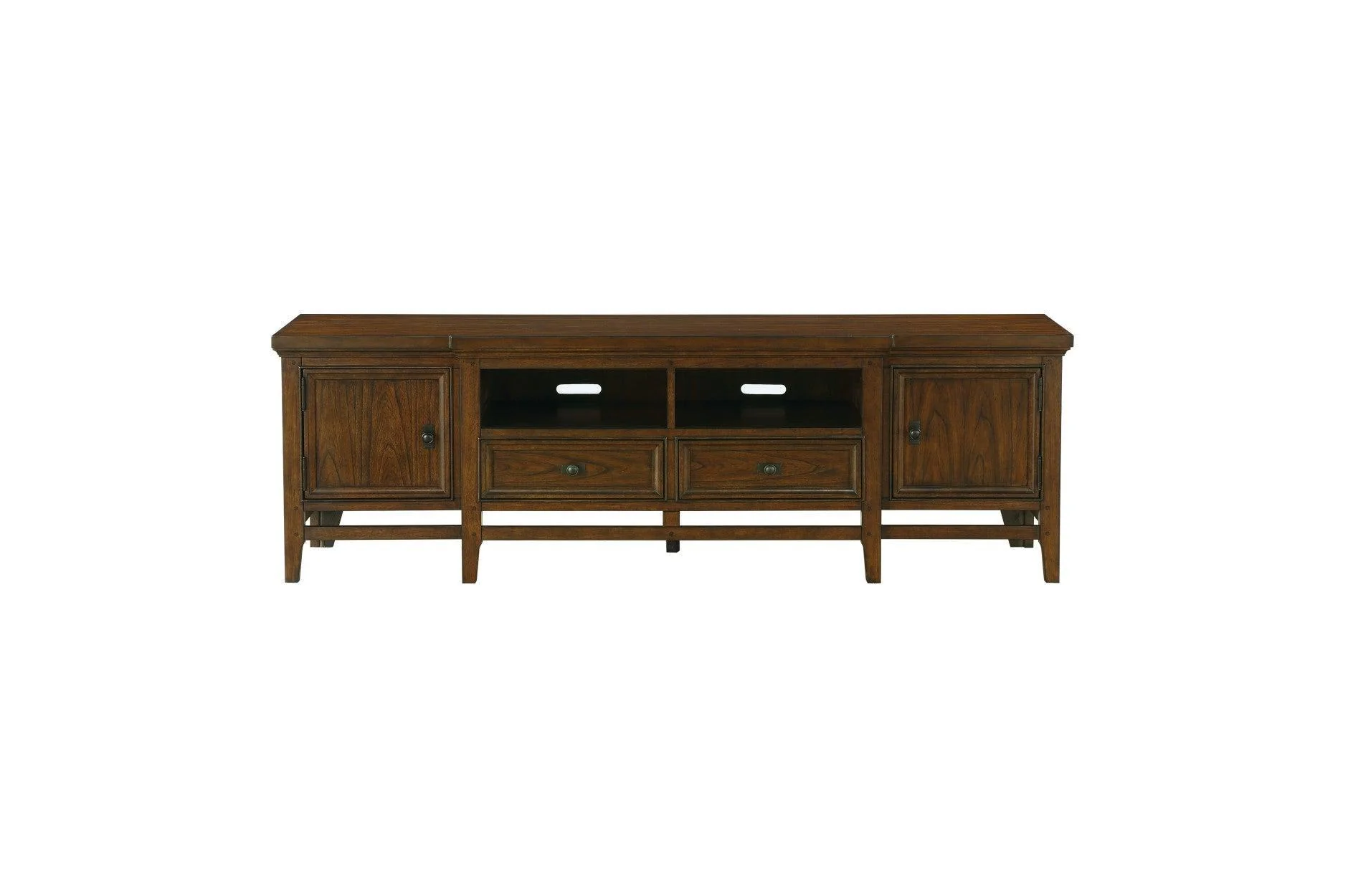 Frazier Park Brown Cherry Storage TV Stand - Image 3
