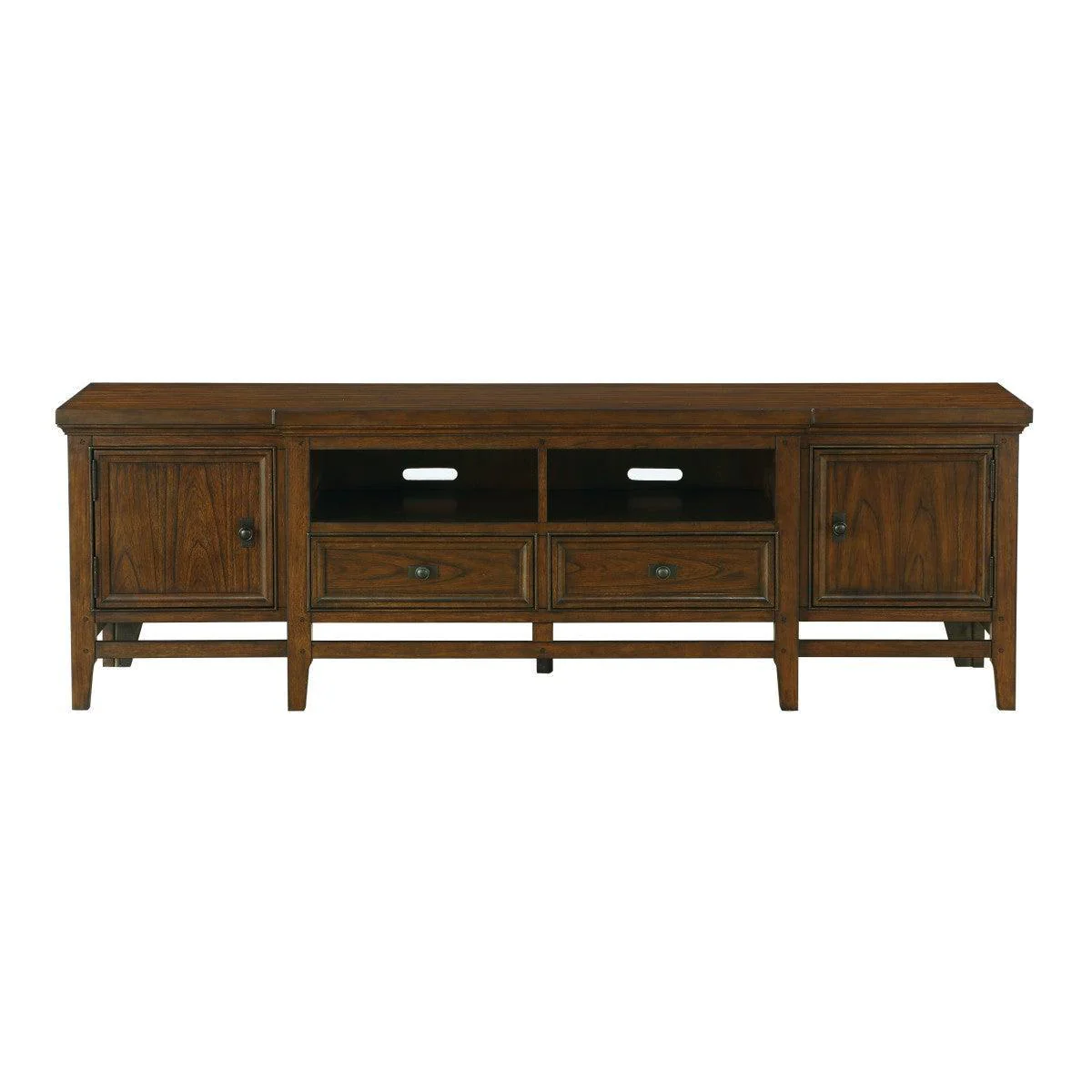 Frazier Park Brown Cherry TV Stand - Image 1
