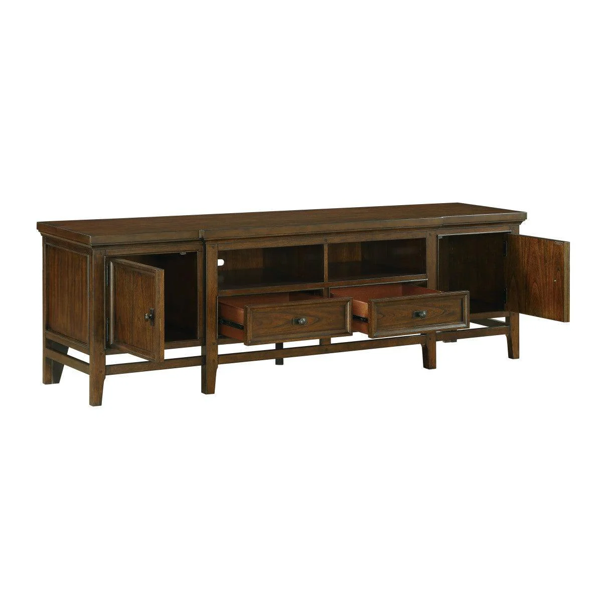 Frazier Park Brown Cherry TV Stand - Image 3