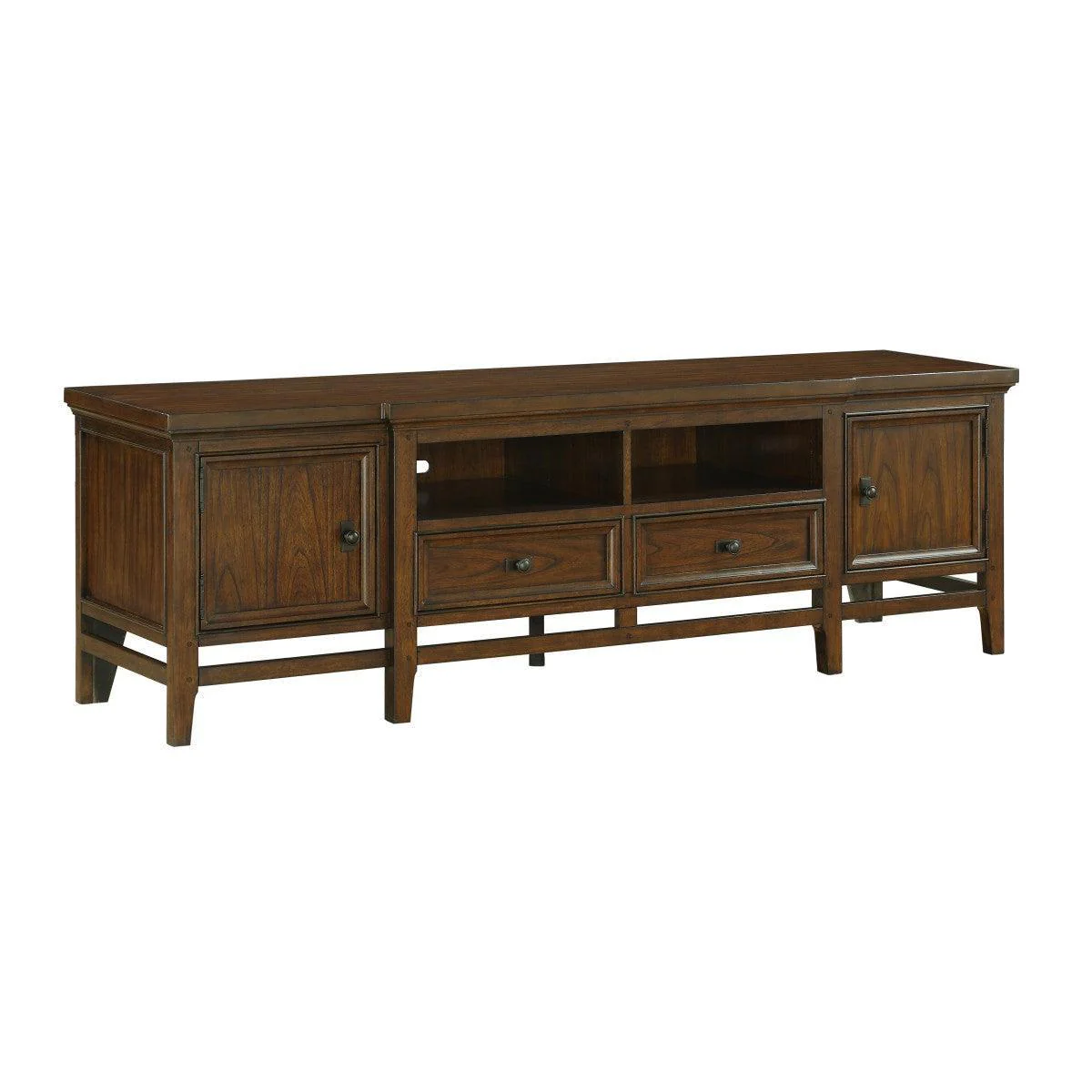 Frazier Park Brown Cherry TV Stand - Image 2