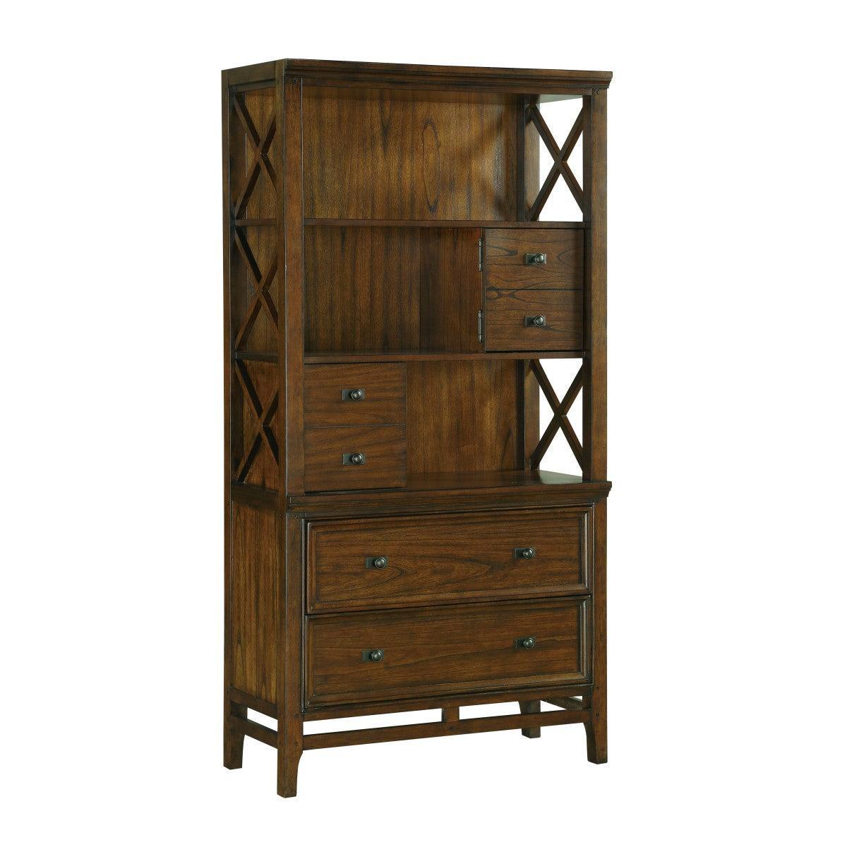 Frazier Park Brown Cherry Bookcase - Image 2