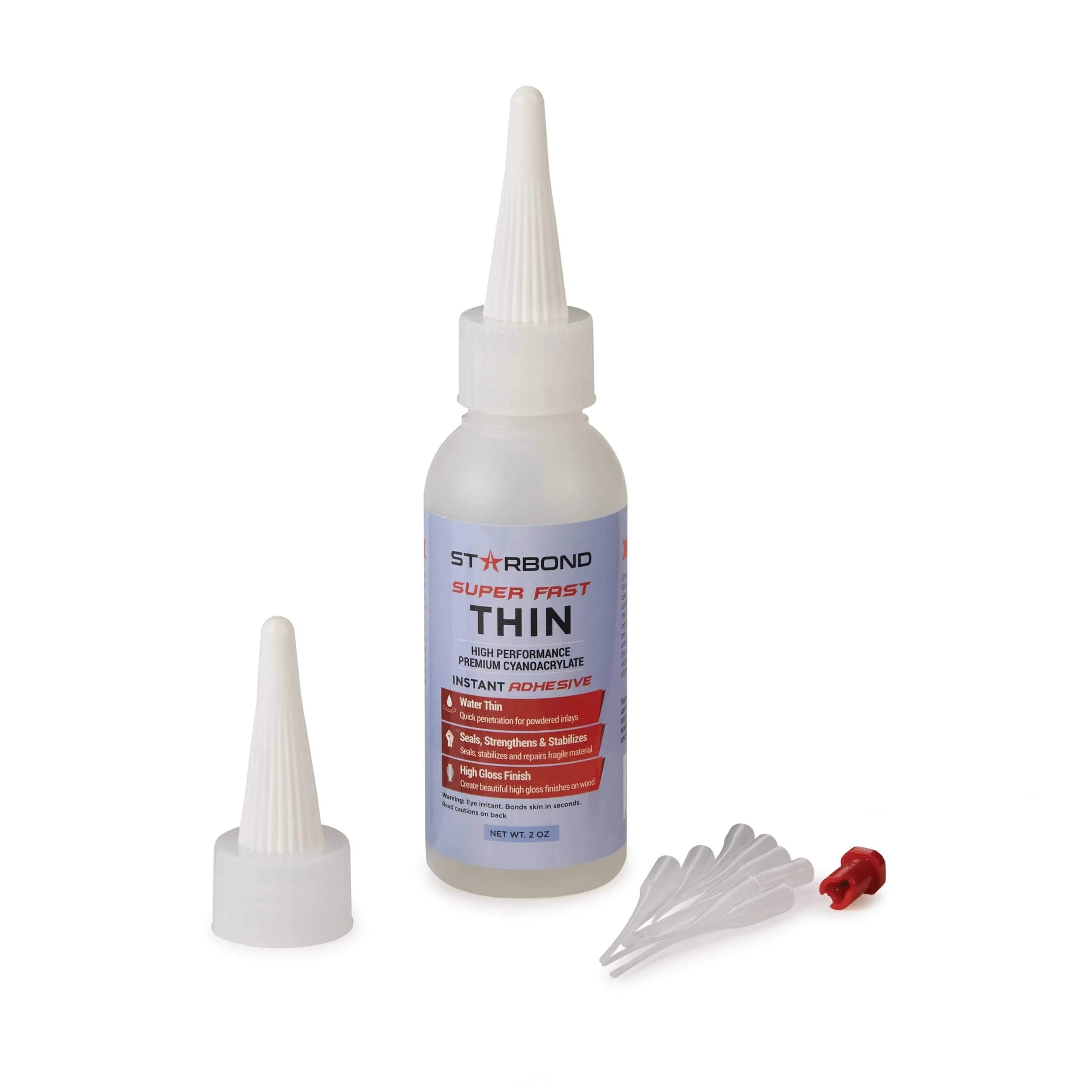 EM-02 Super Fast CA Glue – Thin – 2 oz
