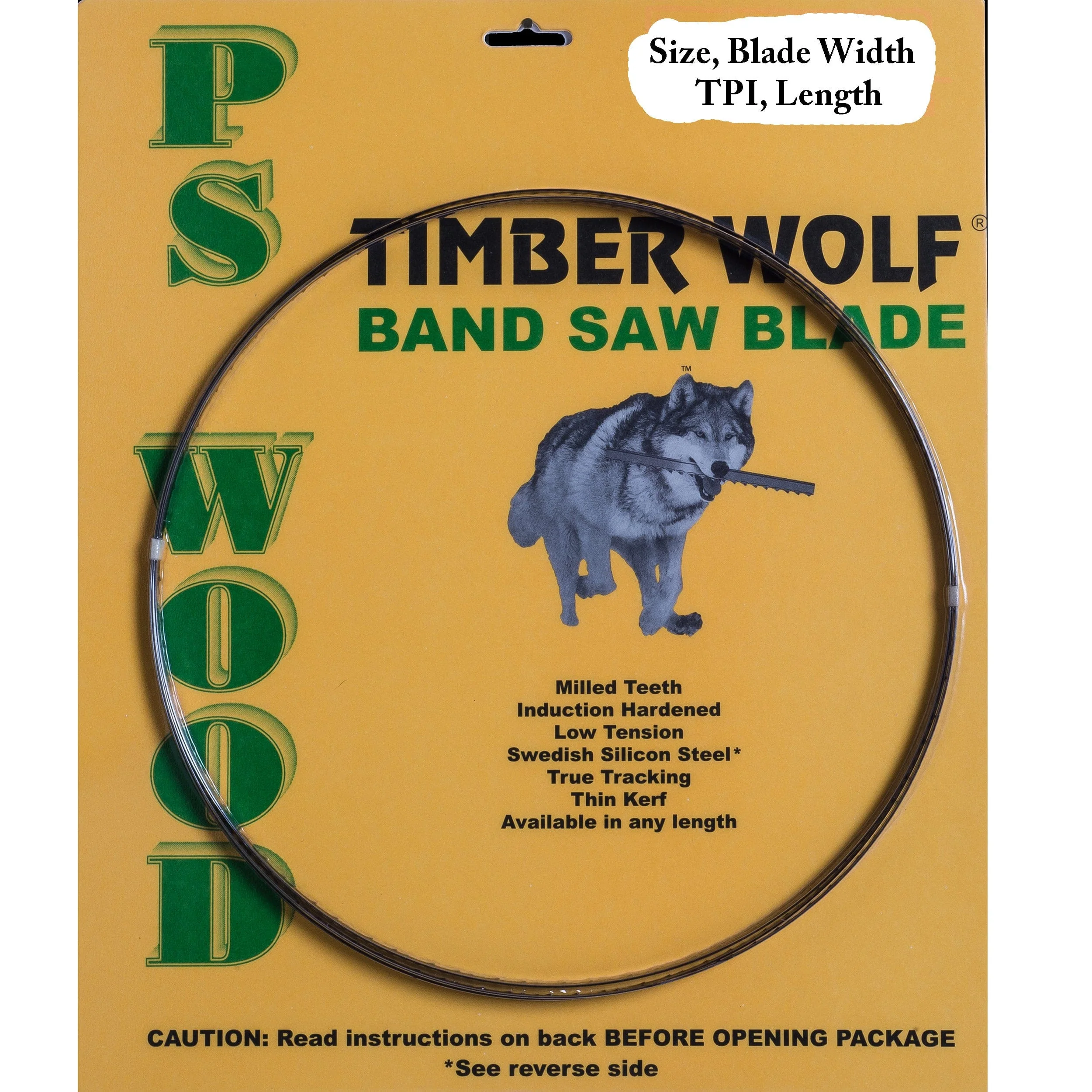Bandsaw Blade - Positive Claw - 70-1/2" x 1/4" x .025" x 6 TPI - Image 2