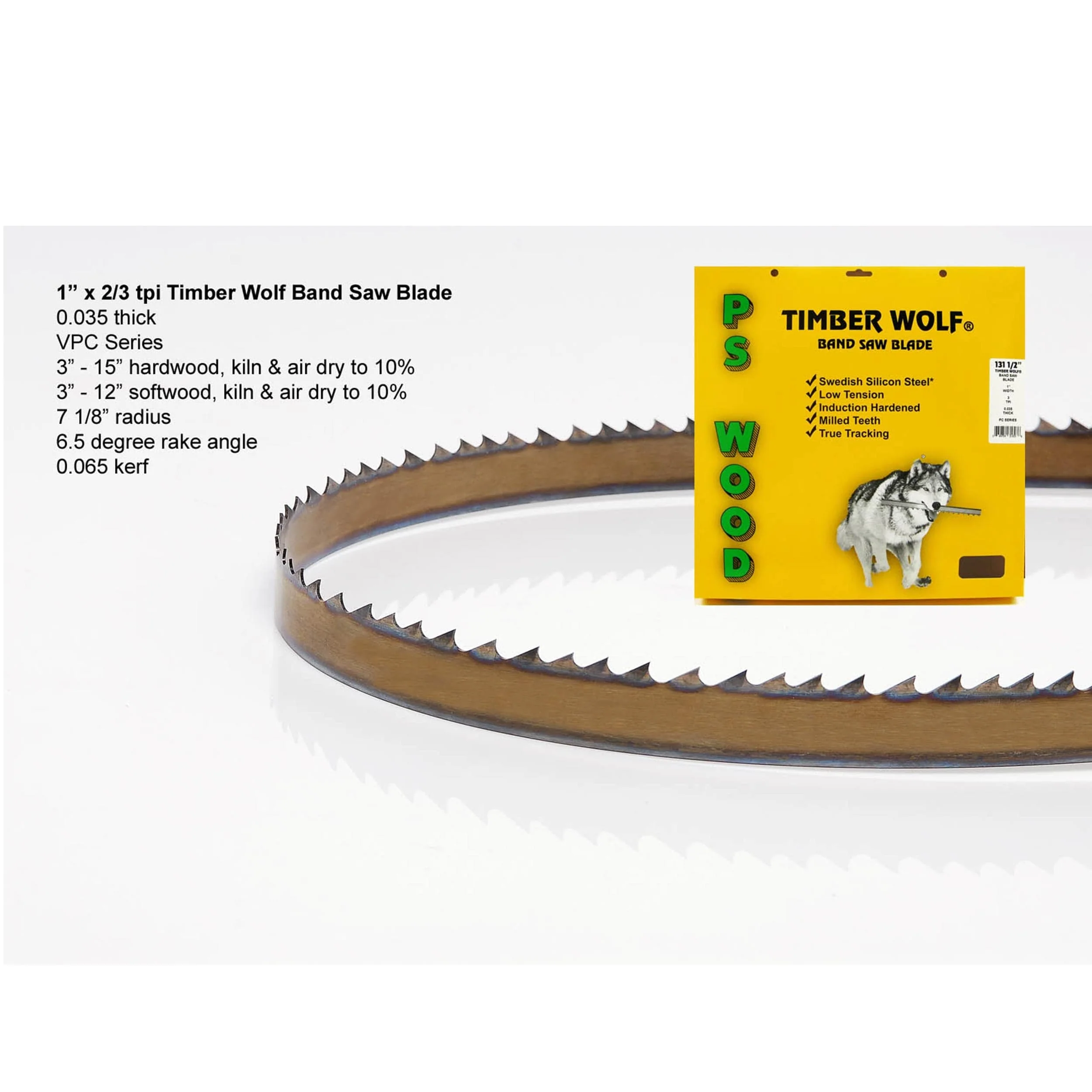 Bandsaw Blade – 162″ x 1″ x .035″ x 2/3 TPI – Variable Positive Claw