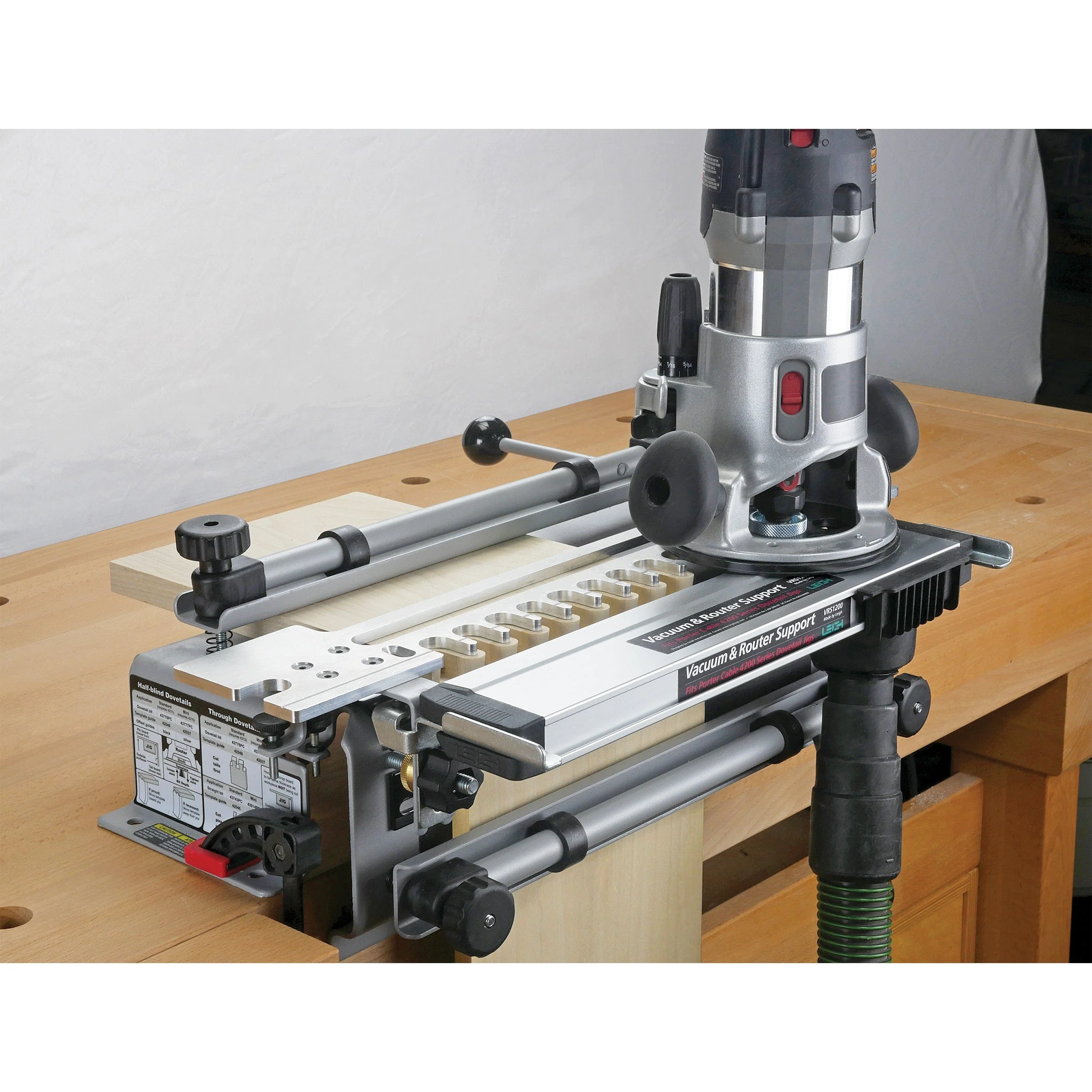 Vacuum and Router Support for PC 4200 Series Dovetail Jigs - Image 2