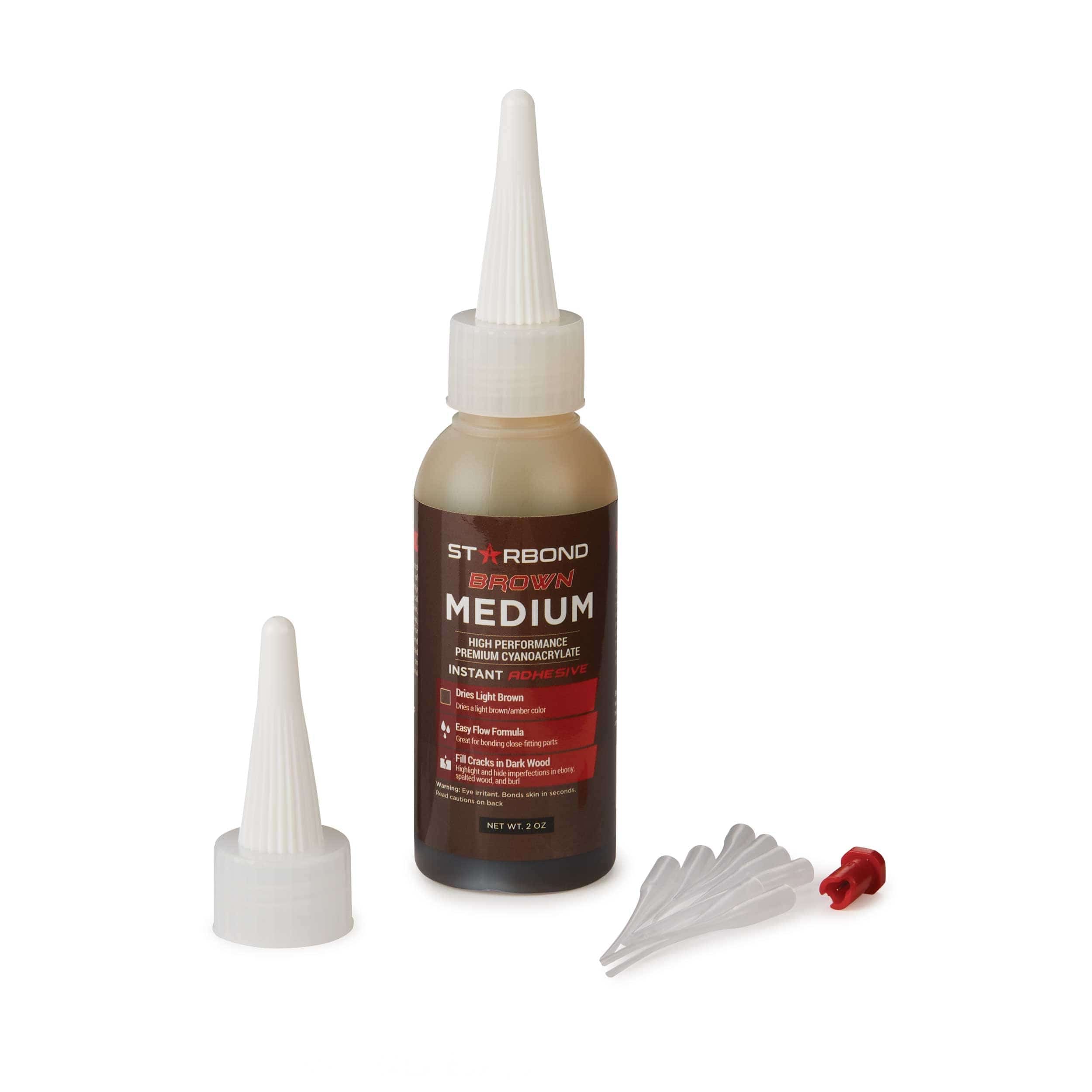 BR-150 Brown CA Glue – Medium – 2 oz