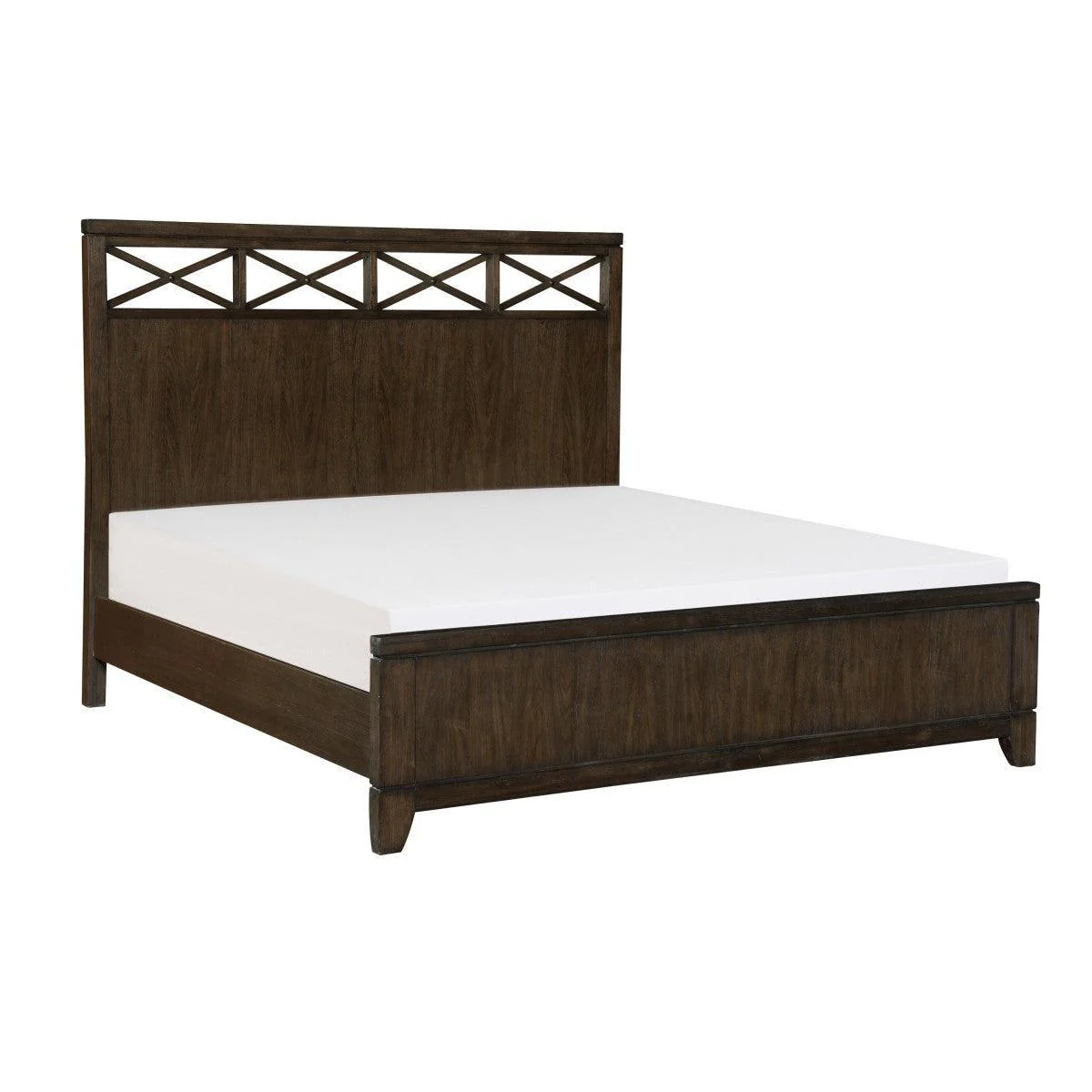 Griggs Dark Brown Panel King Bed - Image 2