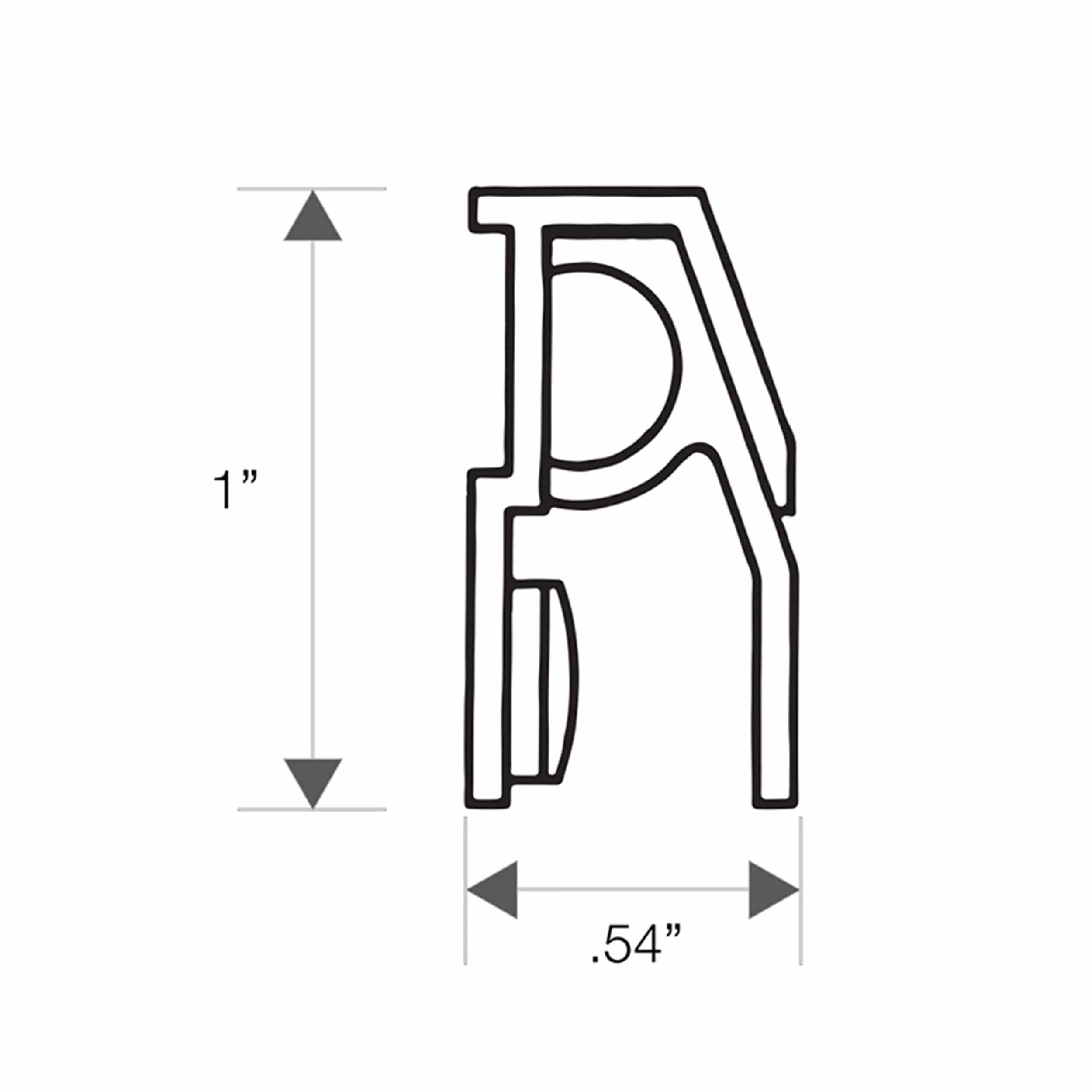Mini Floating Shelf Bracket - 18" - Image 2
