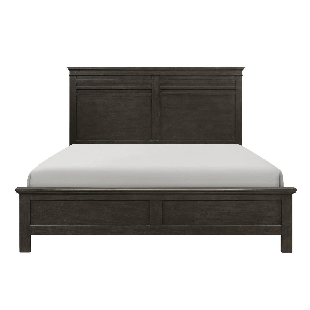 Blaire Farm Charcoal Gray Panel Queen Bed - Image 1