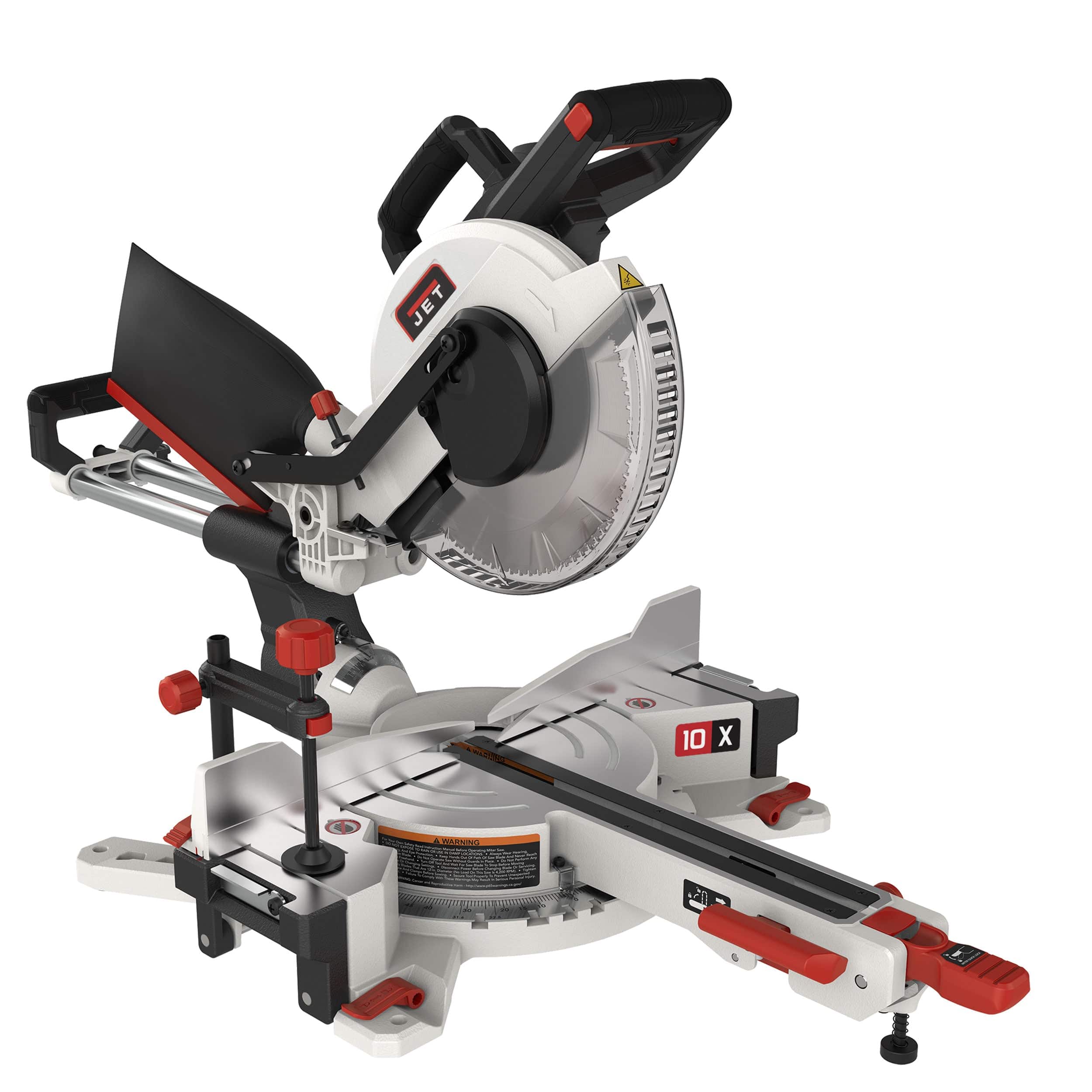 10″ Dual Bevel Sliding Compound Miter Saw – 1 Ph 115V – JMS-10X