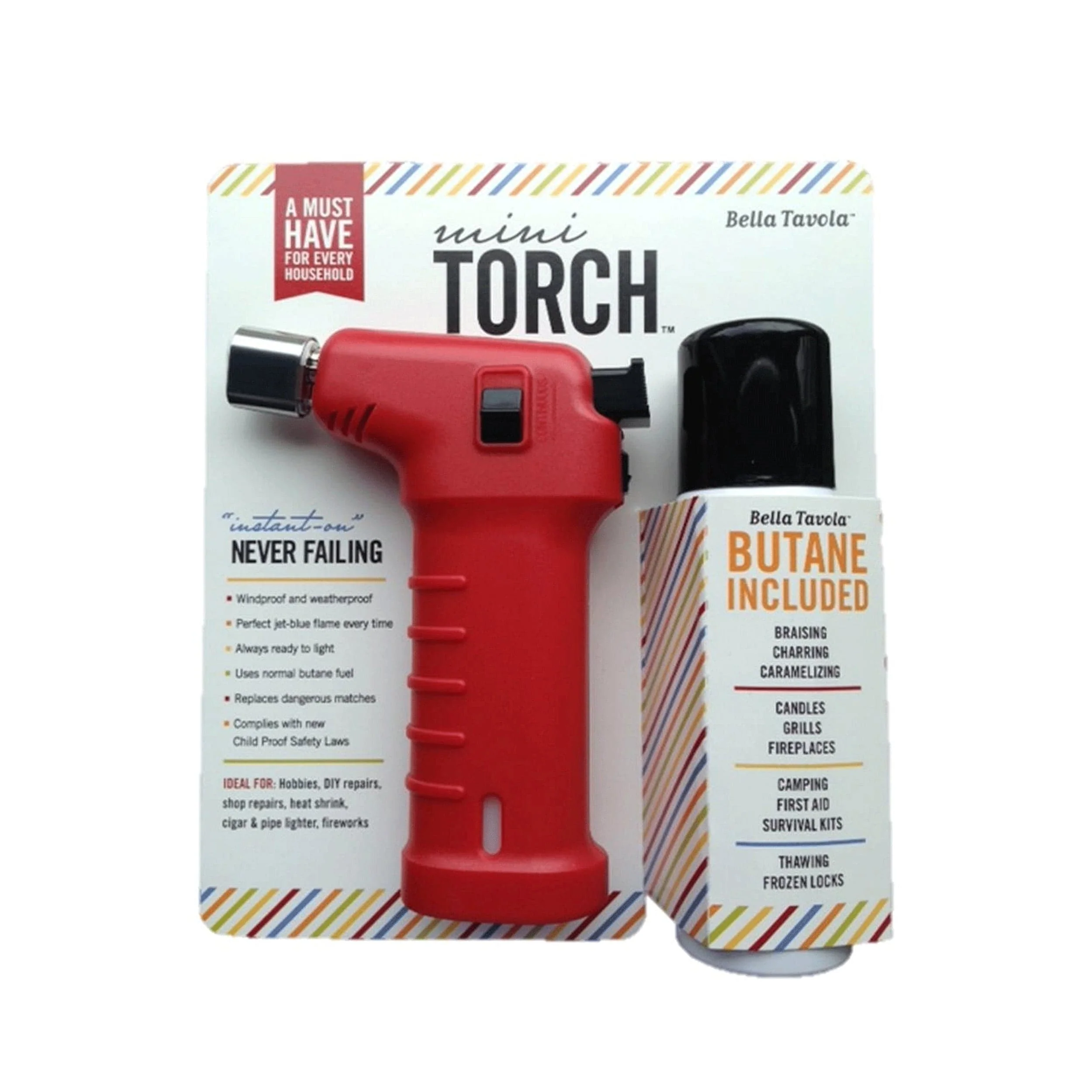 Bella Tavola Mini Torch Combo - Red - Image 2