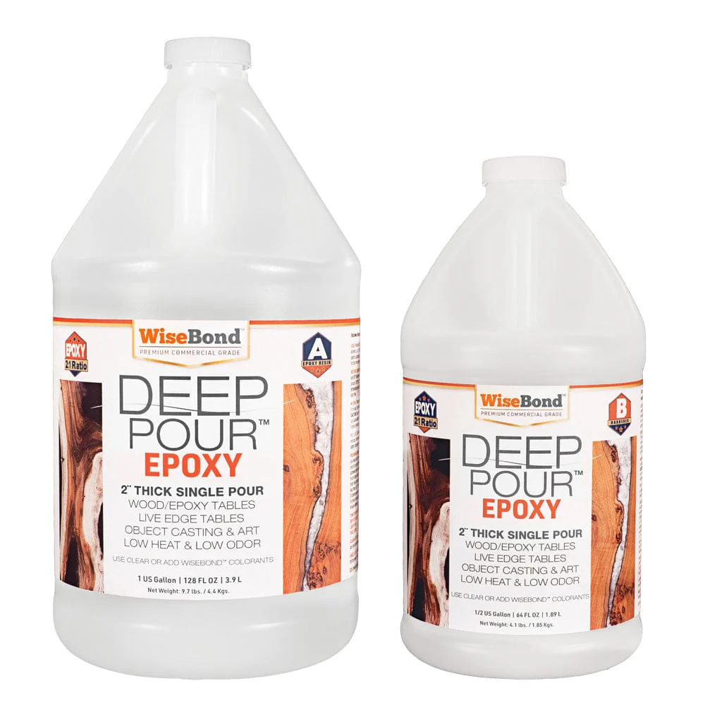 Deep Pour Epoxy Resin – Clear – 1-1/2 Gallon Kit
