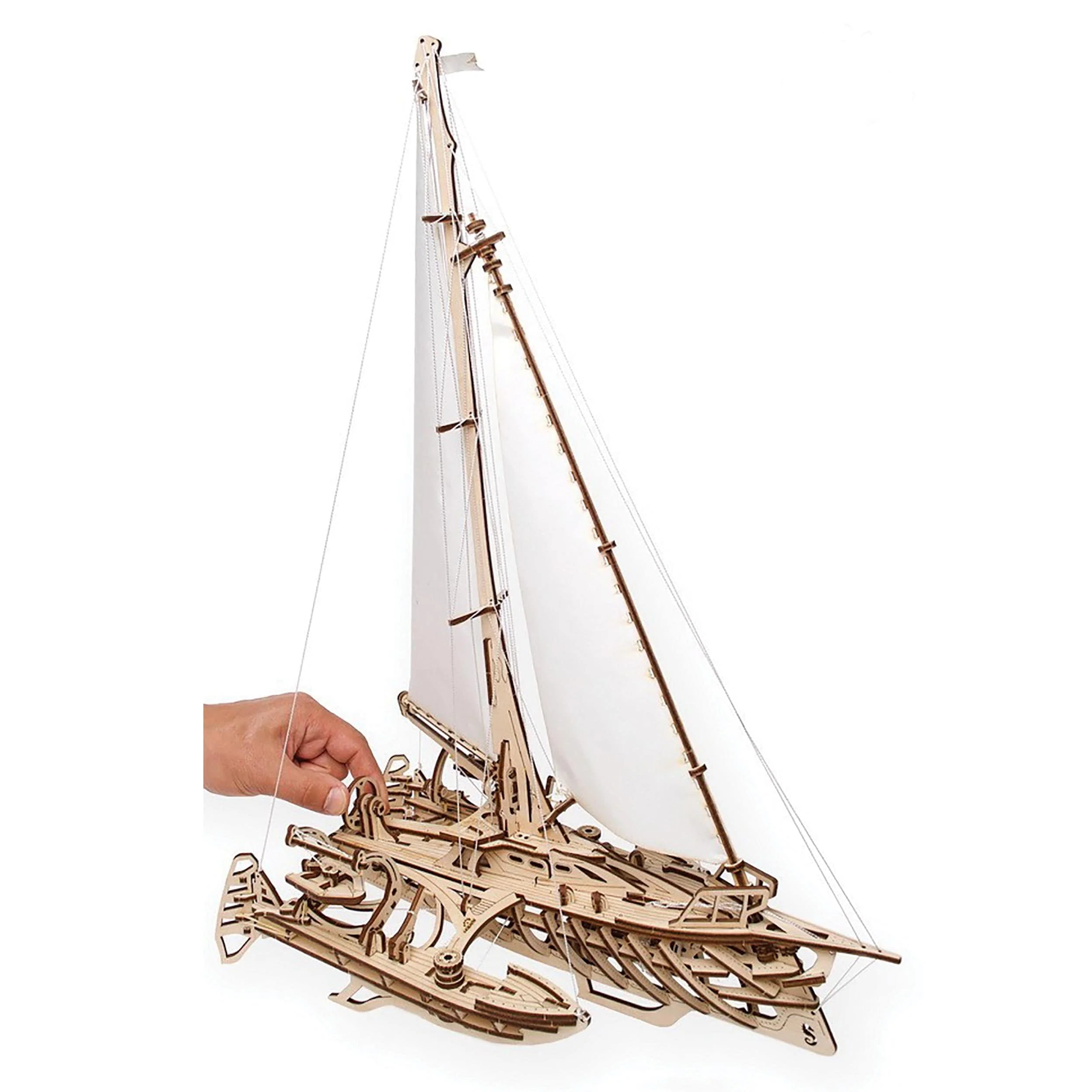 Trimaran Merihobus Sailboat Model Kit - Image 3