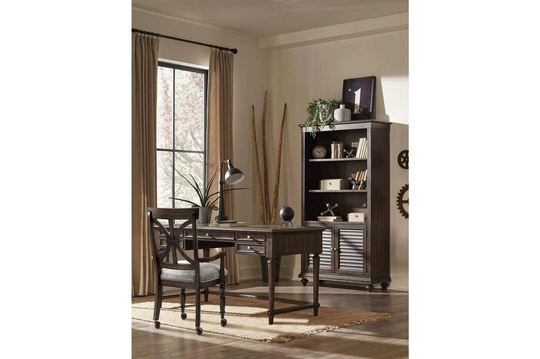 Cardano Charcoal Executive Desk - Image 2