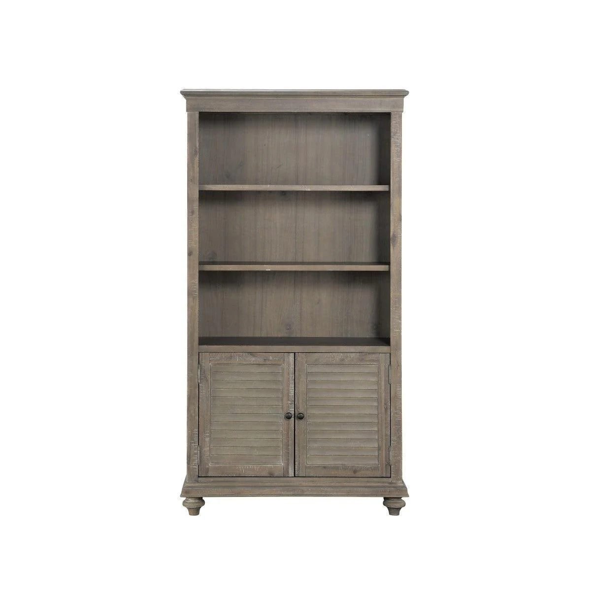 Cardano Light Brown Bookcase 3 Upper Shelves