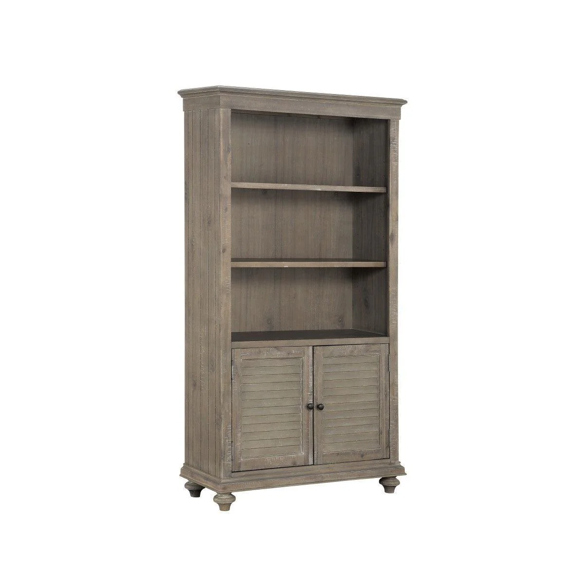 Cardano Light Brown Bookcase 3 Upper Shelves - Image 2
