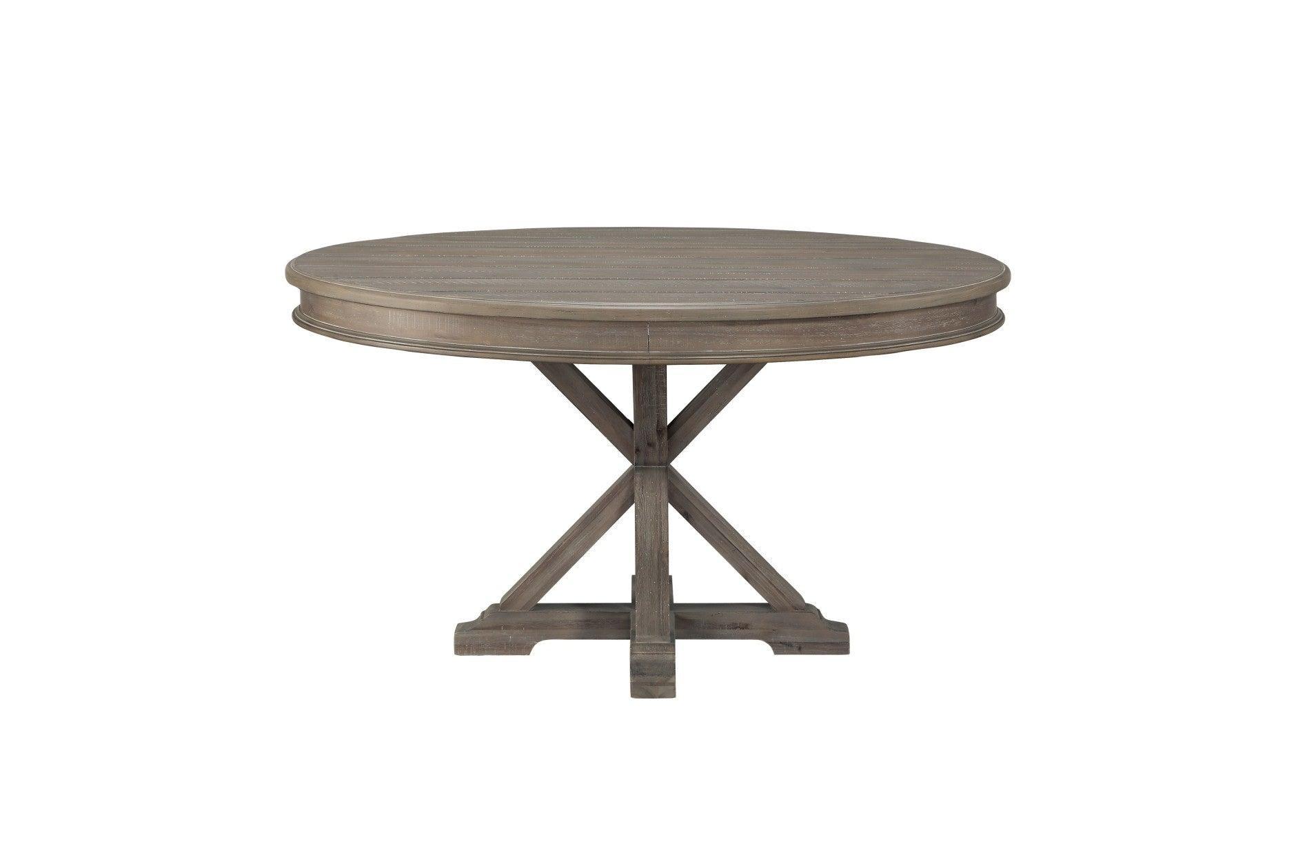 Cardano Brown Fabric Round Dining Room Set - Image 2