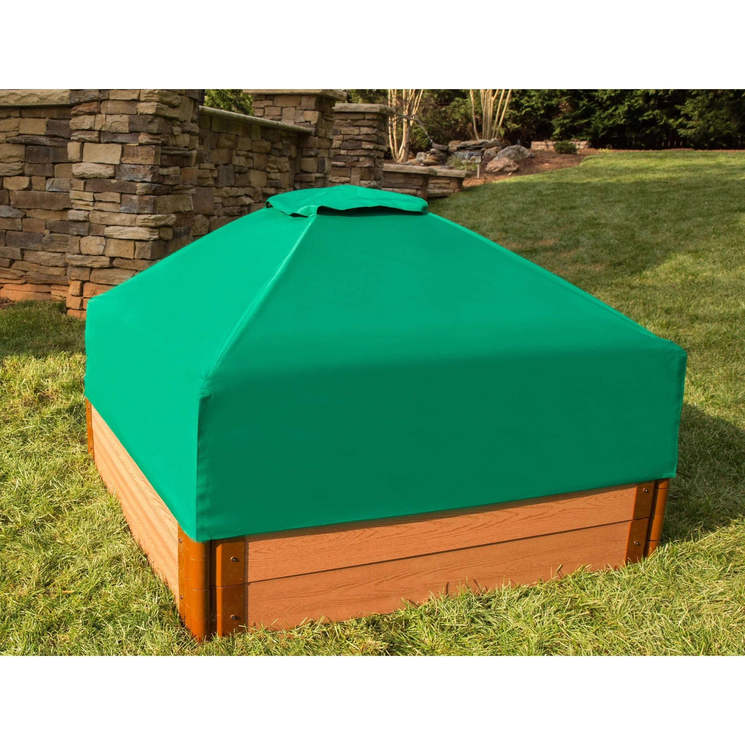 48" X 48"x 37" Telescoping Square Sandbox Canopy & Cover - Image 2