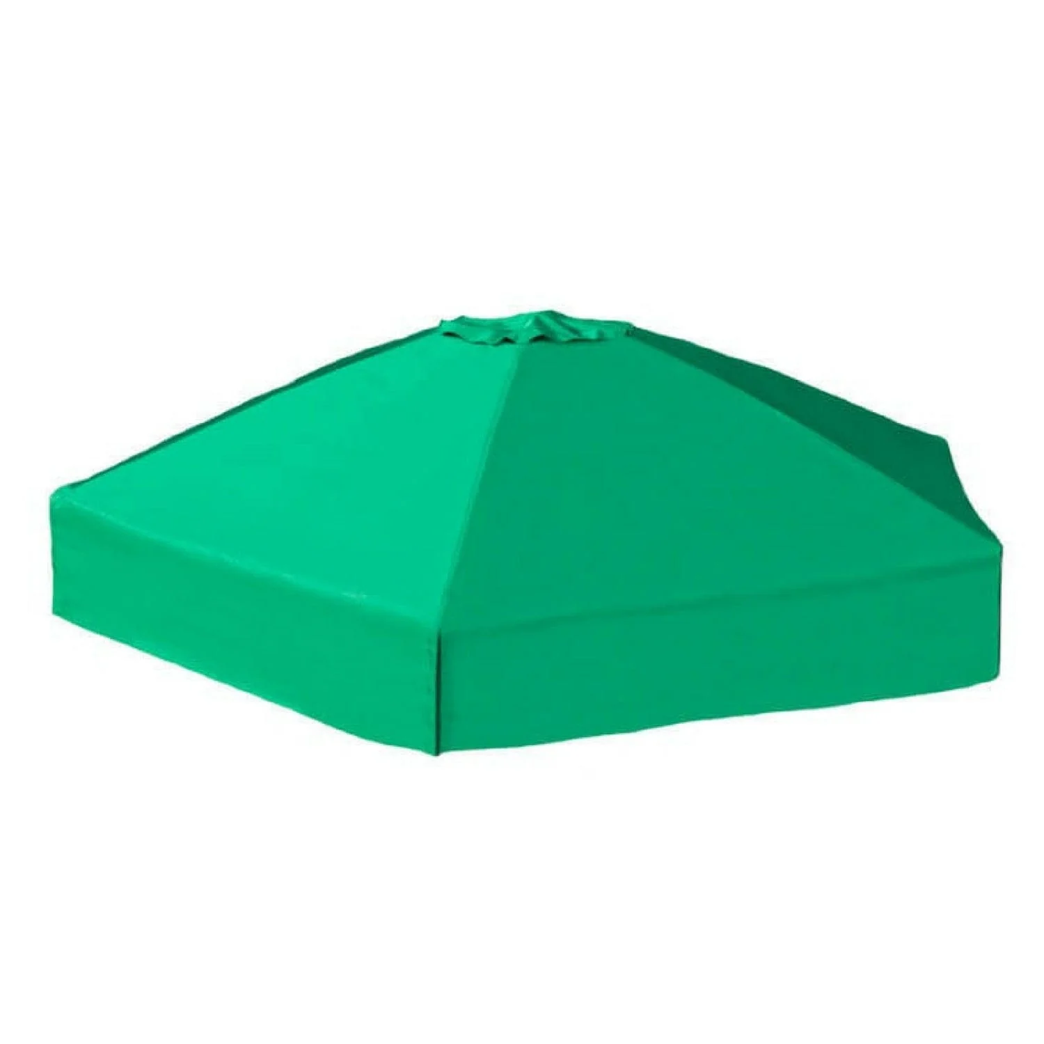 Classic Sienna 7′ x  8′ x 5.5 ” Composite Hexagon Sandbox Kit with Telescoping Canopy/Cover – 2″ profile