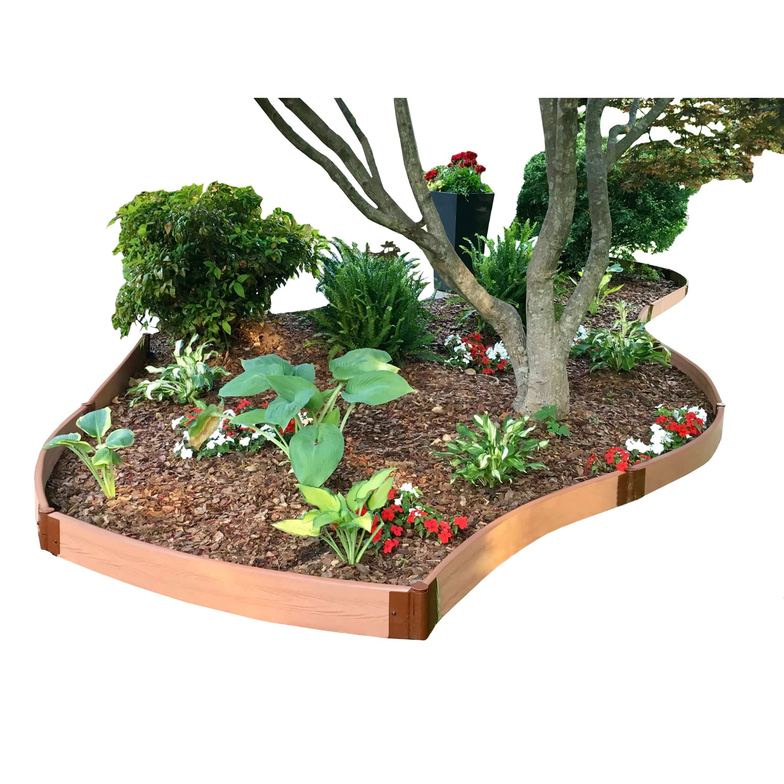 Classic Sienna Curved Landscape Edging Kit 16’ – 2” profile