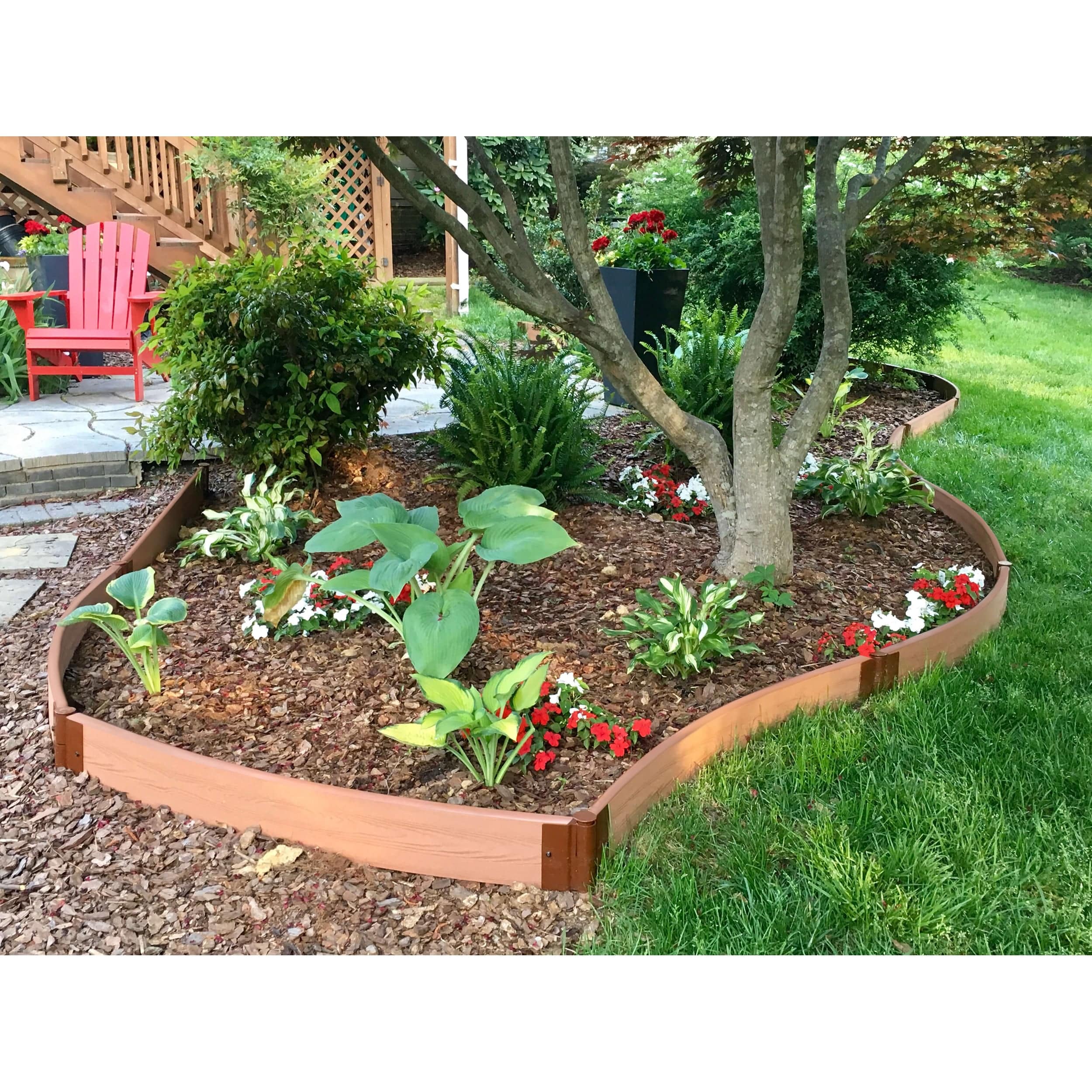 Classic Sienna Curved Landscape Edging Kit 16’ – 2” profile - Image 2