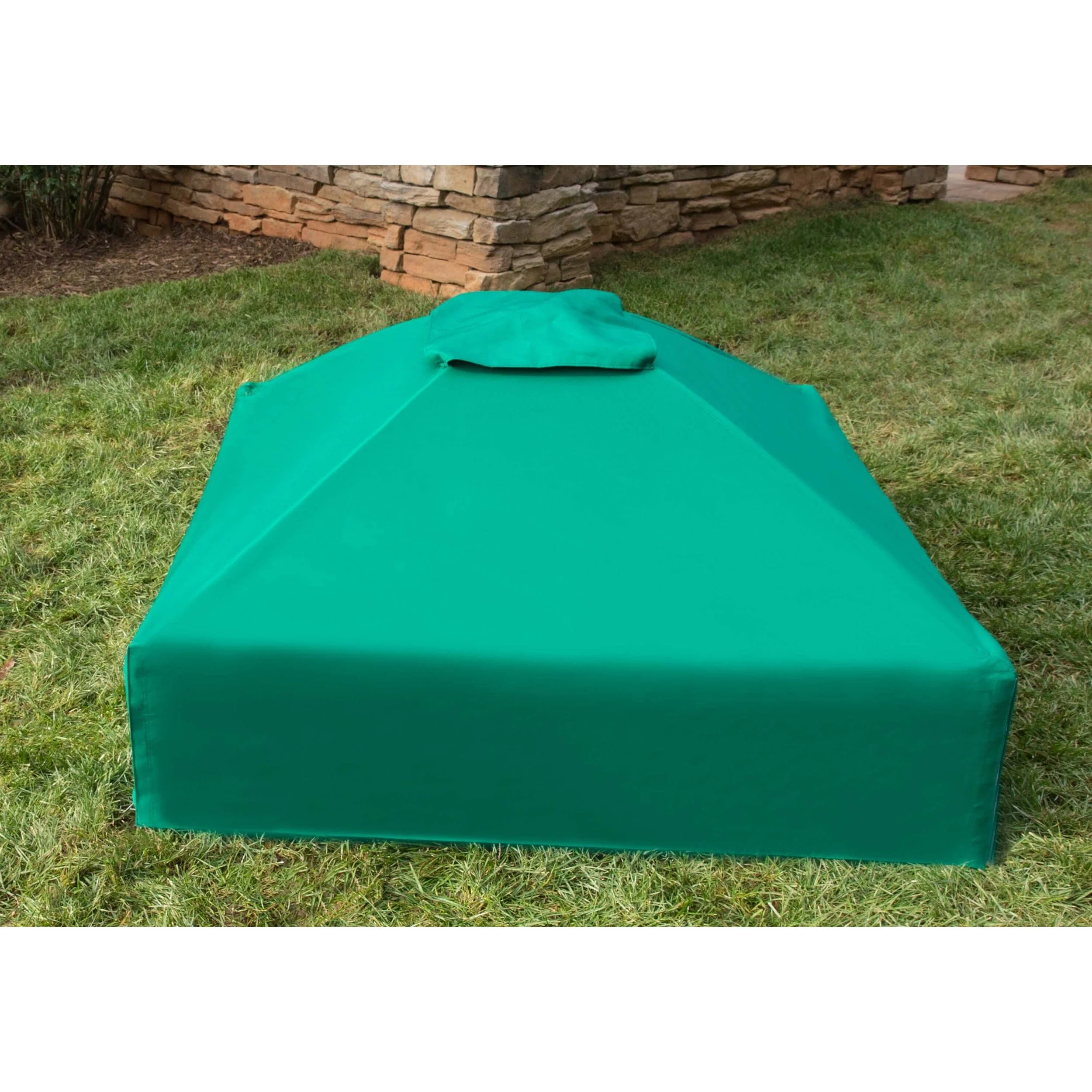 4' x 4' x 13.5" Square Collapsible Sandbox Cover - Image 2