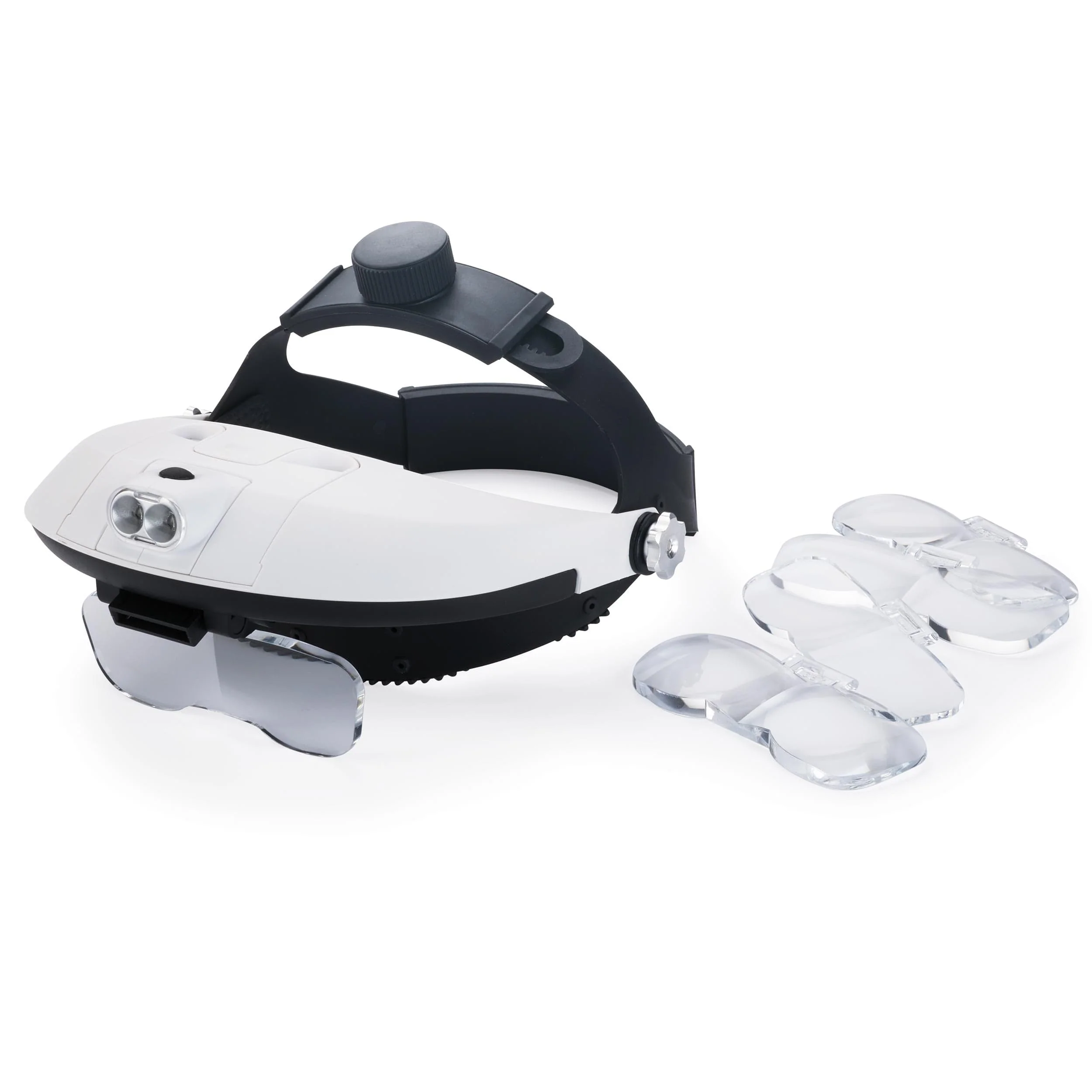2-Way Headband Magnifier with 5 Lens Plates - Image 2
