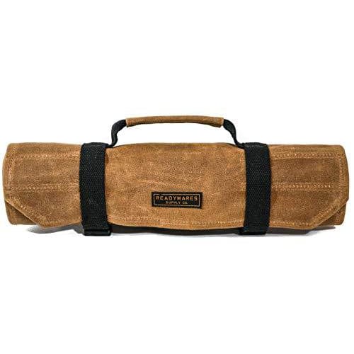 18-Pocket Tool Roll – 20 oz Waxed Canvas – 26″ x 14-1/2″