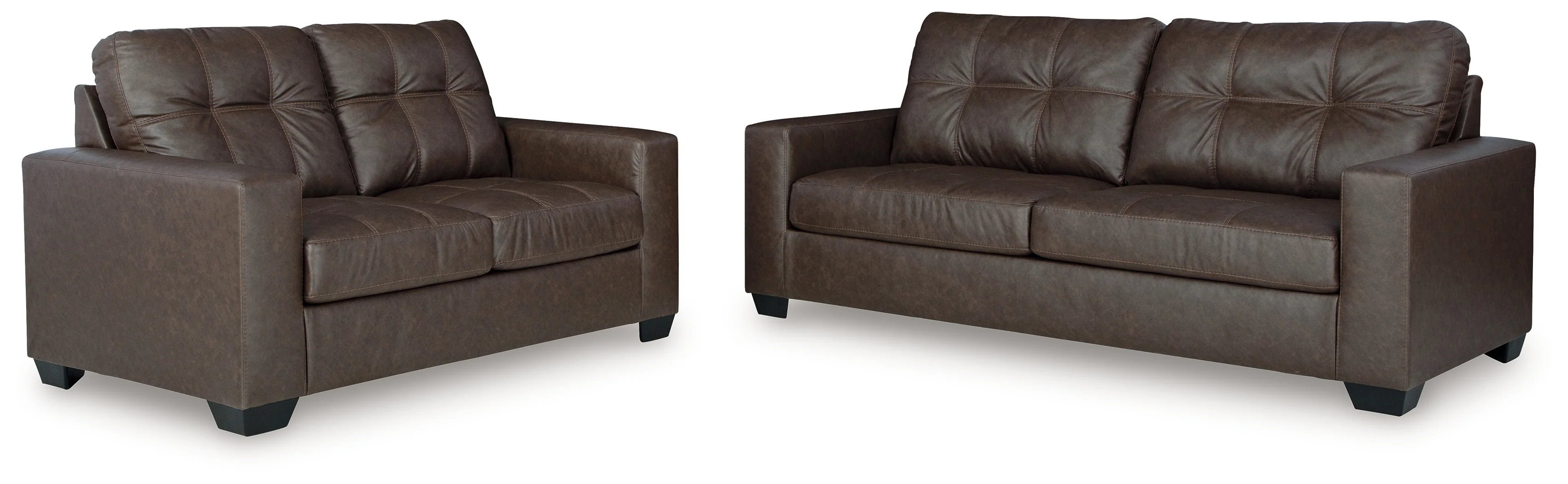 Barlin Umber Mills Sofa and Loveseat - Image 3