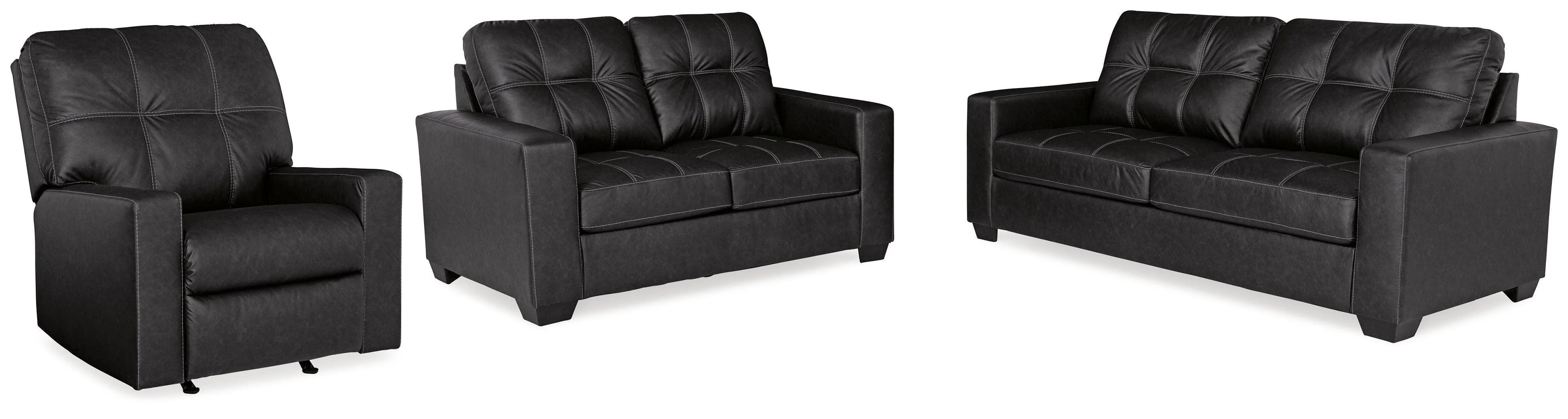 Barlin Carbon Mills Sofa, Loveseat and Recliner - Image 2
