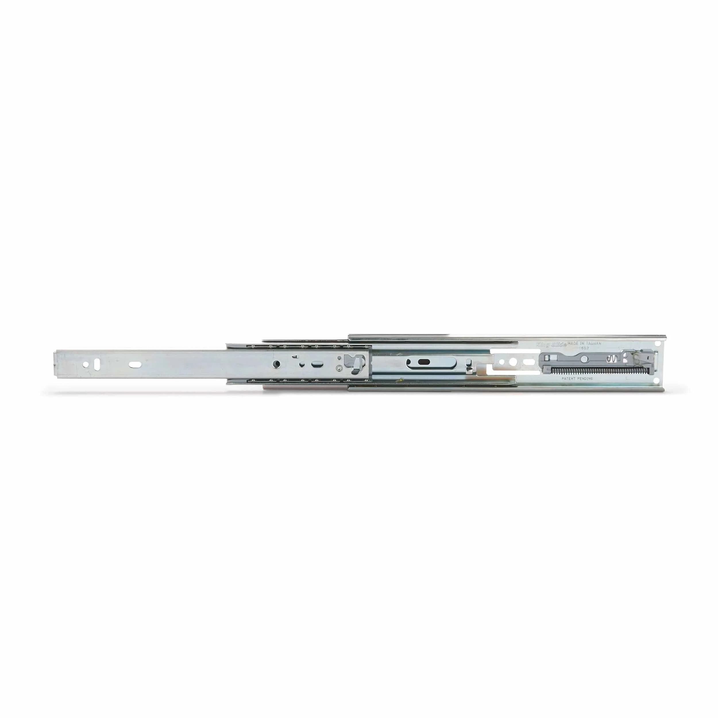 Push-to-Open Full Extension Side Mount Drawer Slide - Model 3M89 - Pair - Image 2