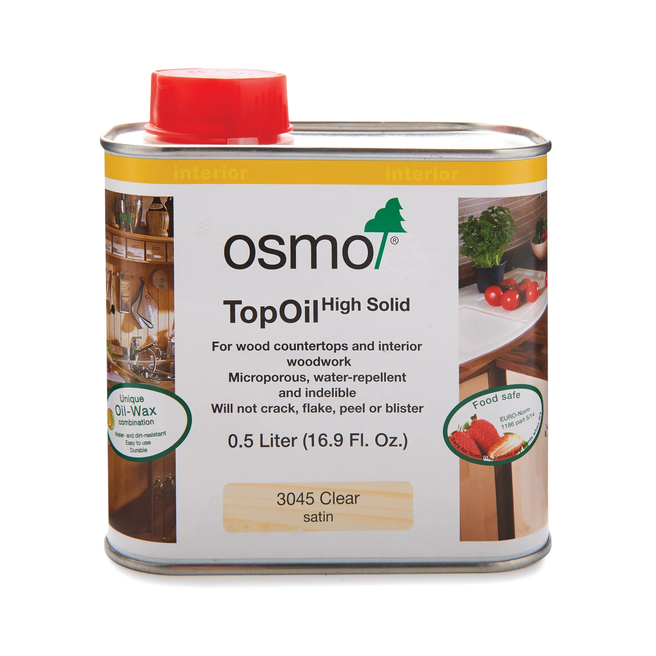 Top Oil – 3045 Clear – Satin – Solvent Based – .5 L                        