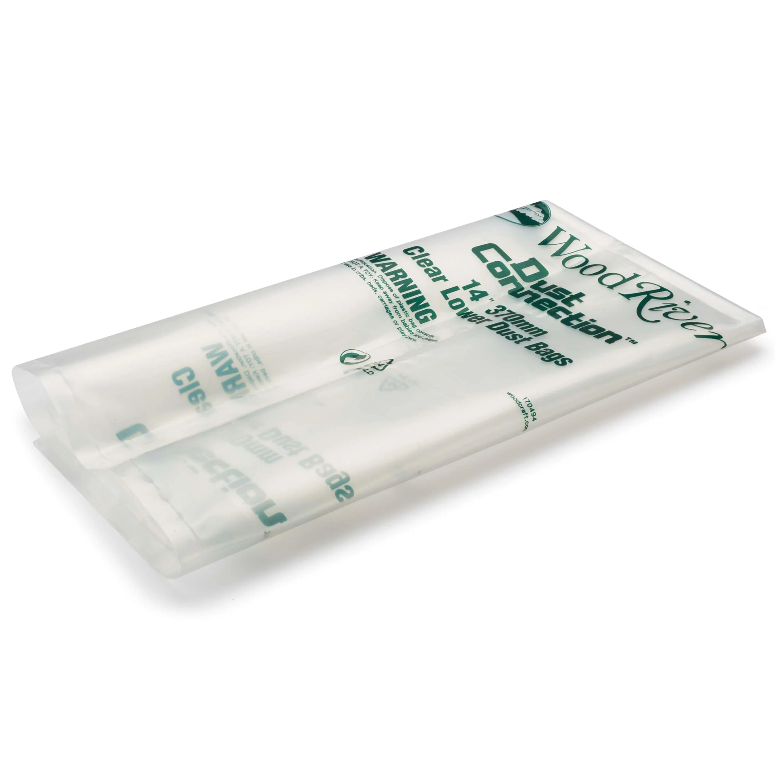 Clear Lower Dust Bags – 370 mm / 14″ Diameter