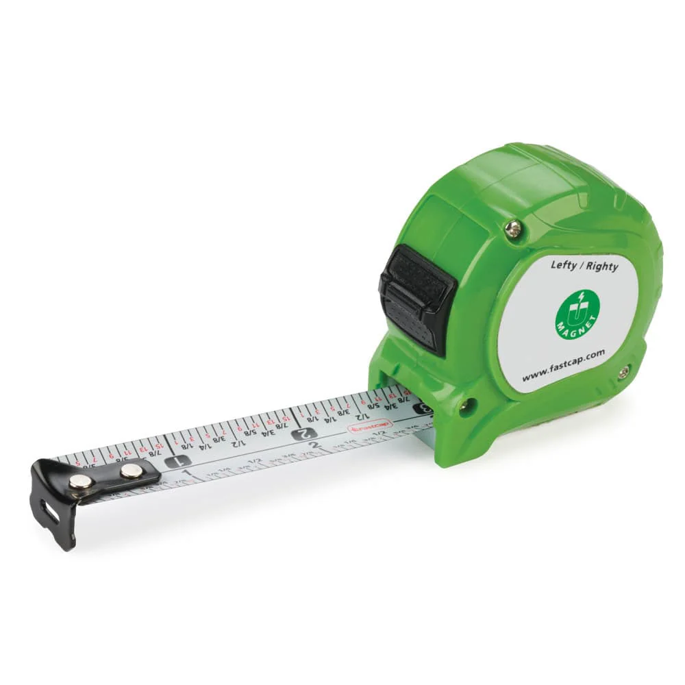 Lefty/Righty Mini Pro Carpenter Tape Measure 6′ with Built-In Magnet