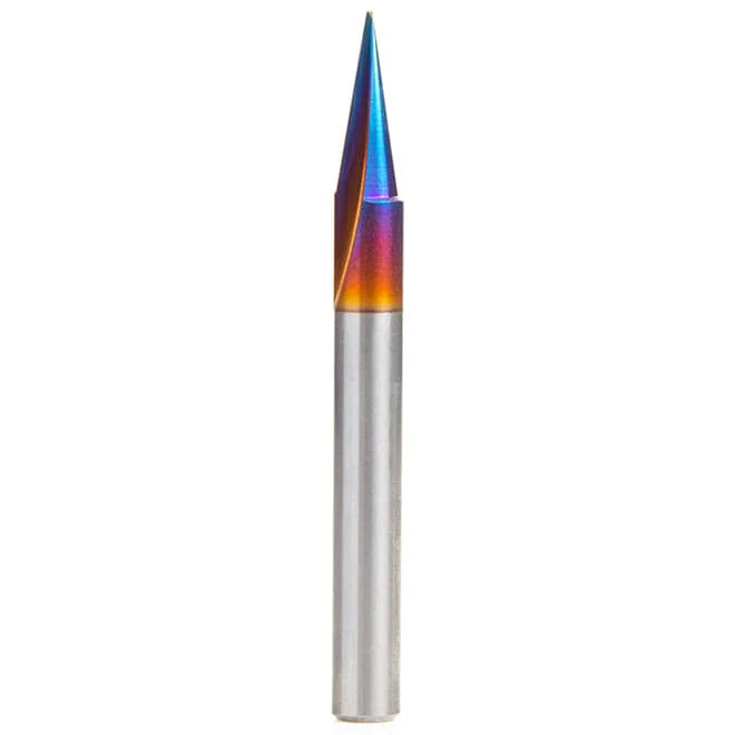 45783-K Carving Liner Single Flute Router Bit 18 Deg 1/4″D 5/8″CH 1/4″SH 2-1/2″OL