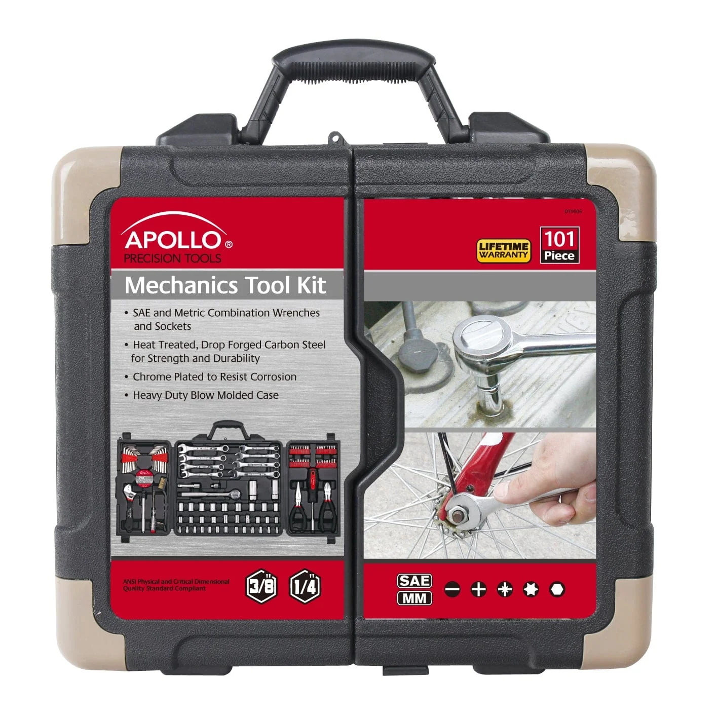 101 Piece Mechanics Tool Kit - Image 2